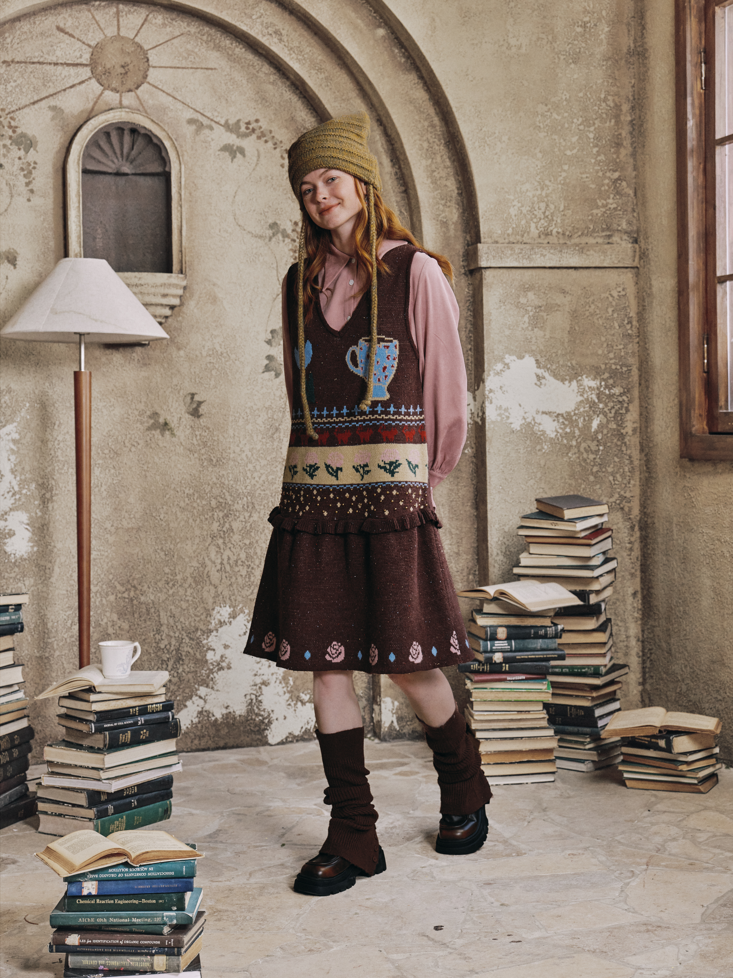 Artistic Argyle Dress