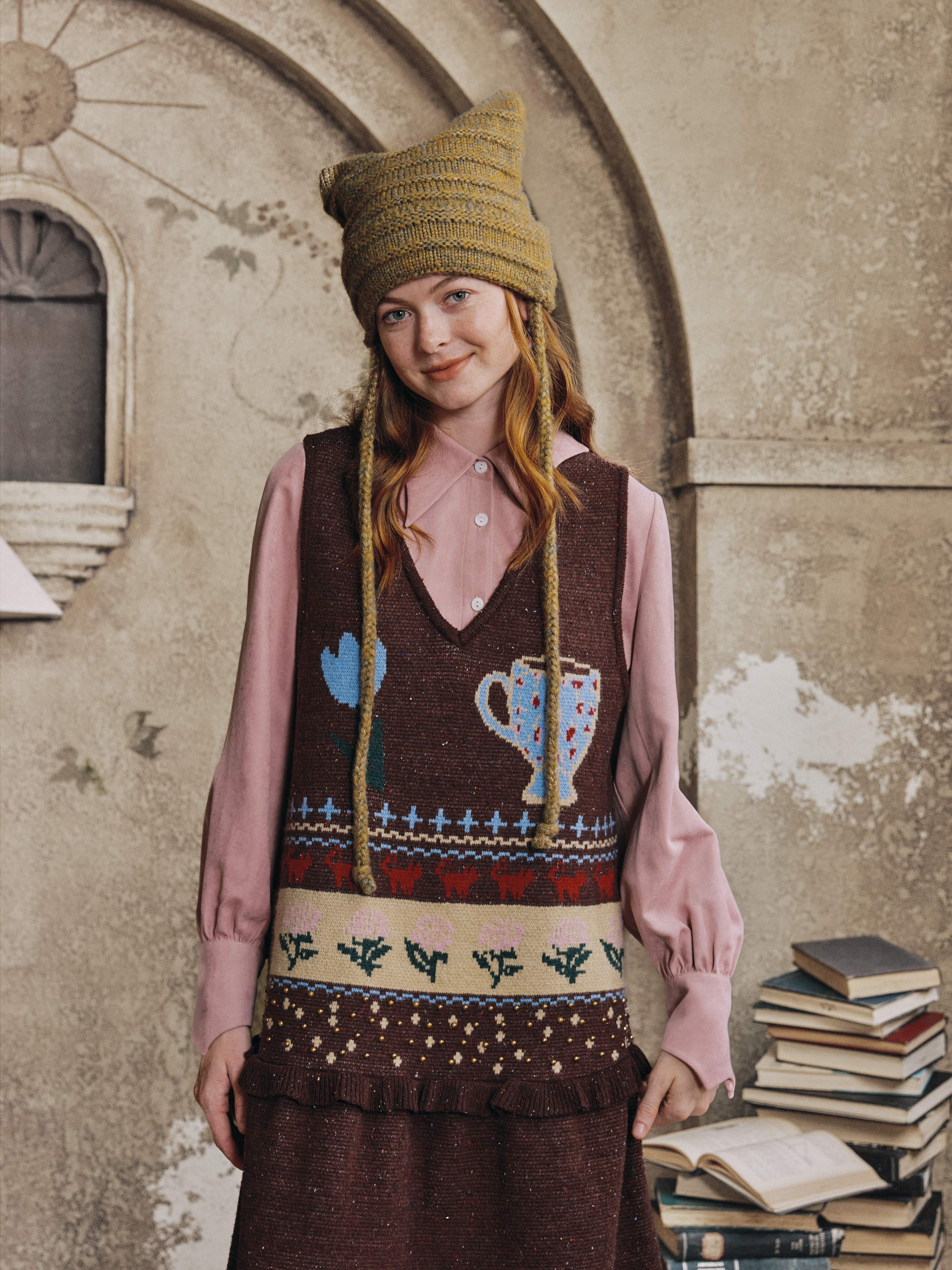 Artistic Argyle Dress