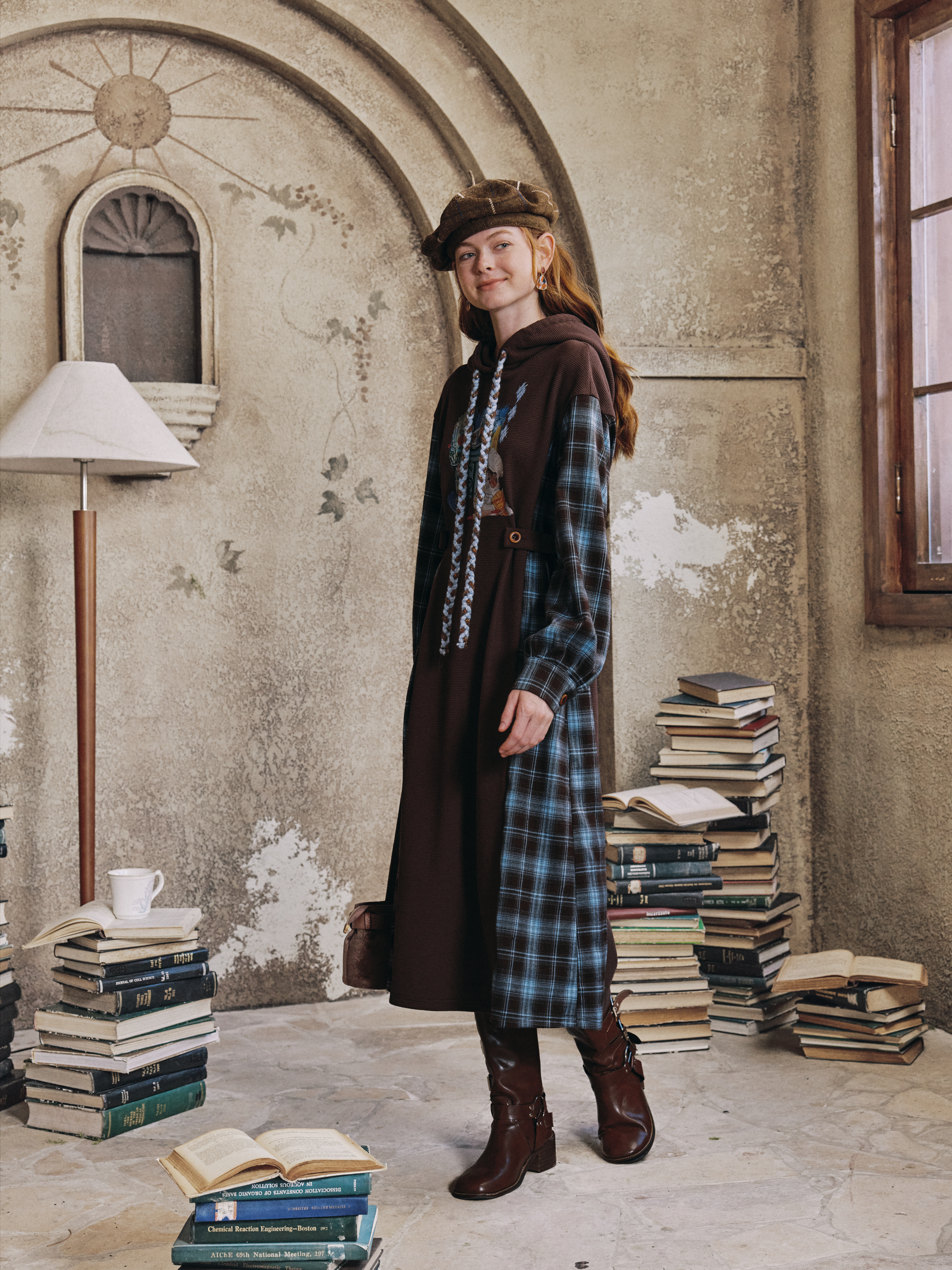 Relaxed Hooded Dress