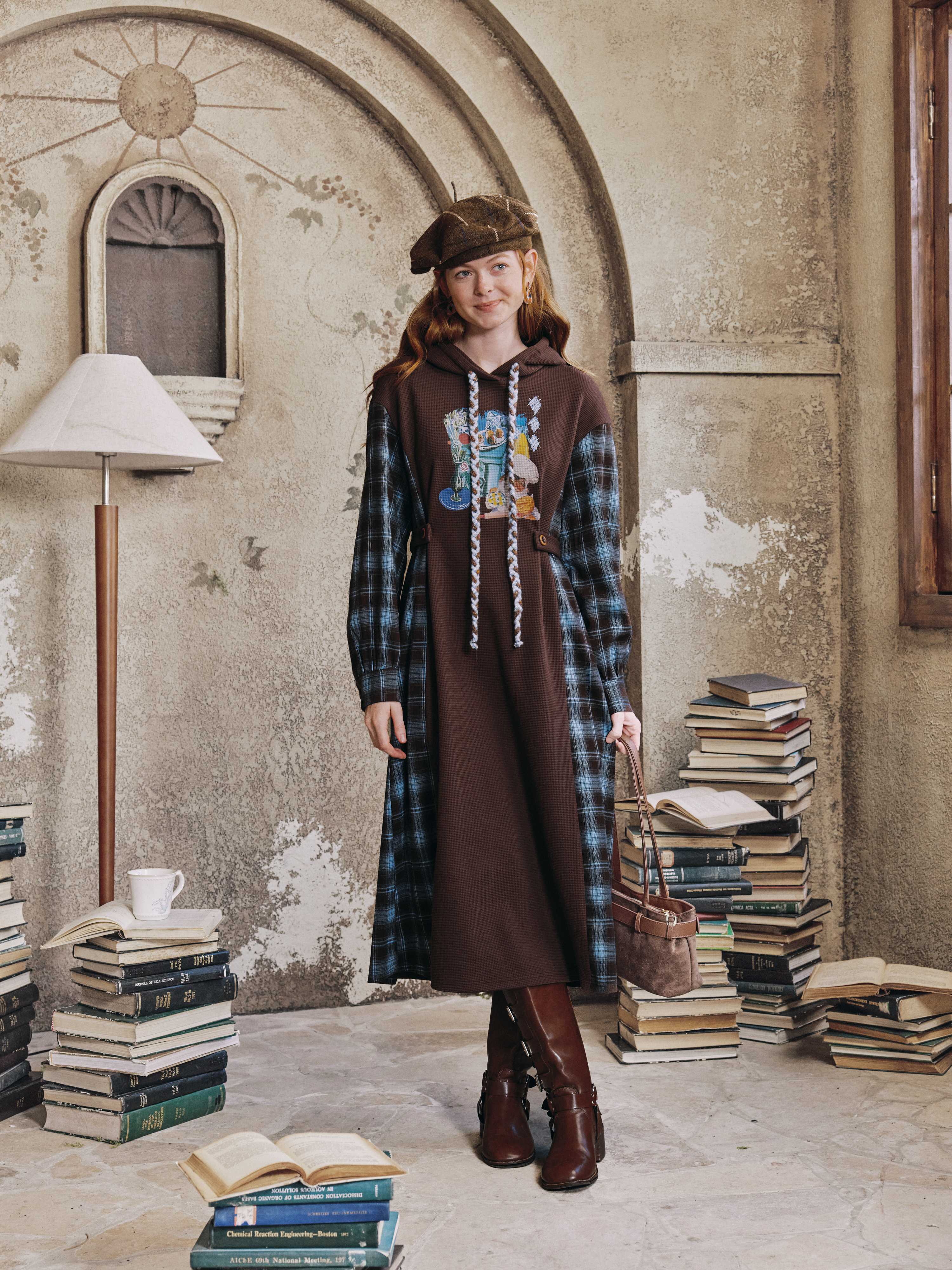 Relaxed Hooded Dress