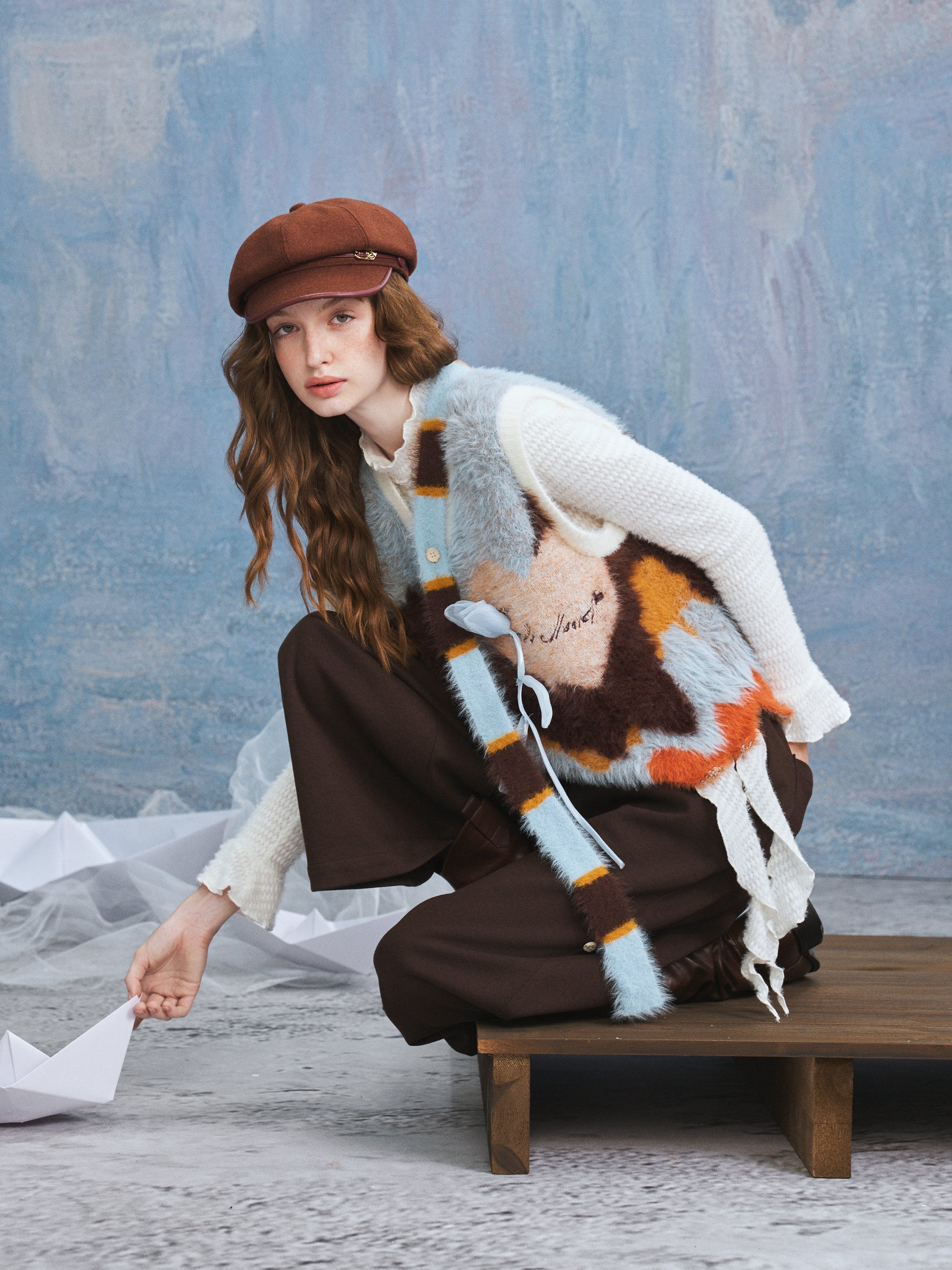 Vintage Trench-Style Vest