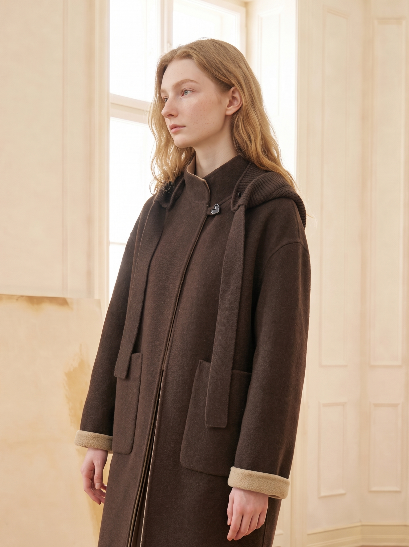Artistic Long Wool Coat