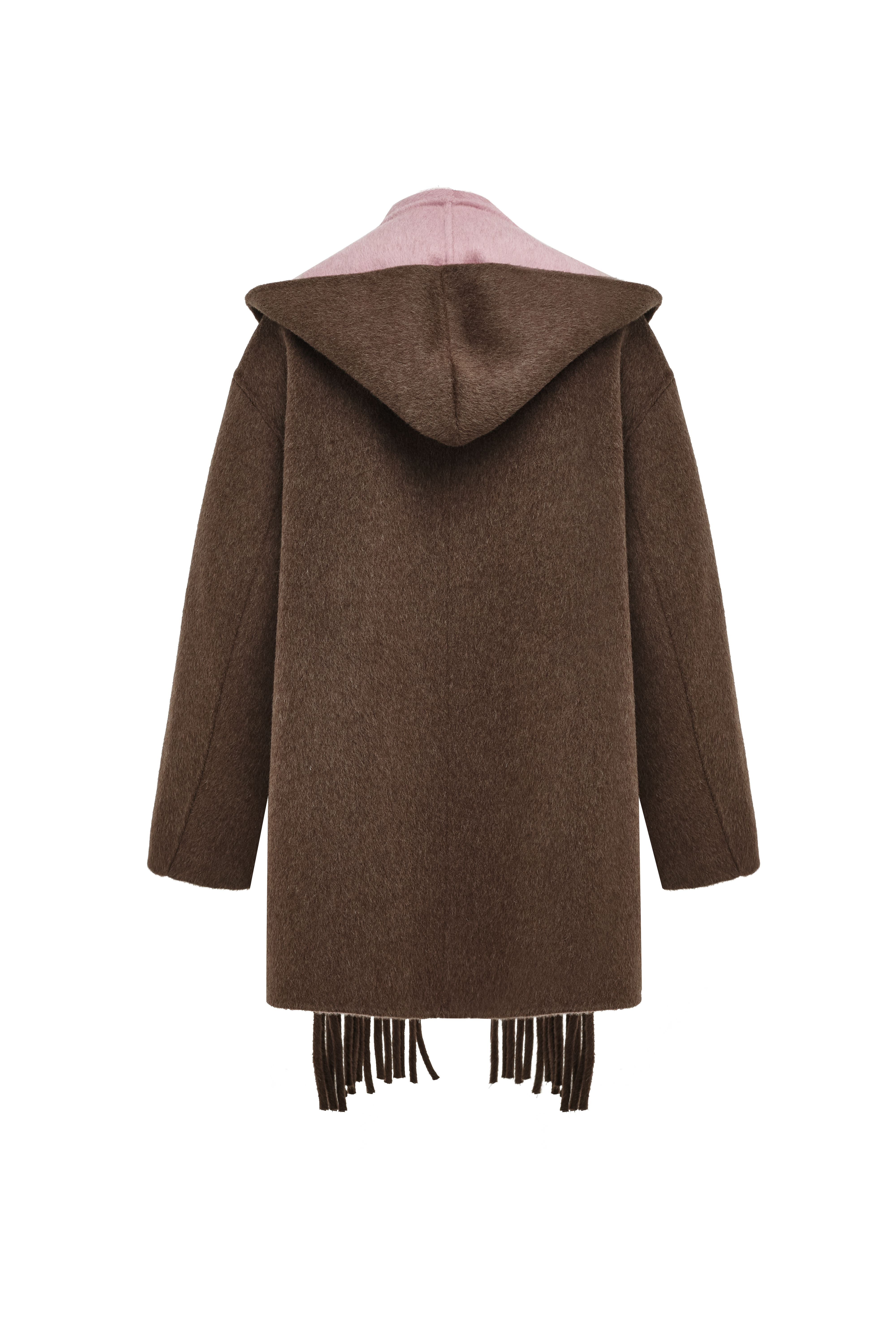 Vintage Colorblock Wool Coat