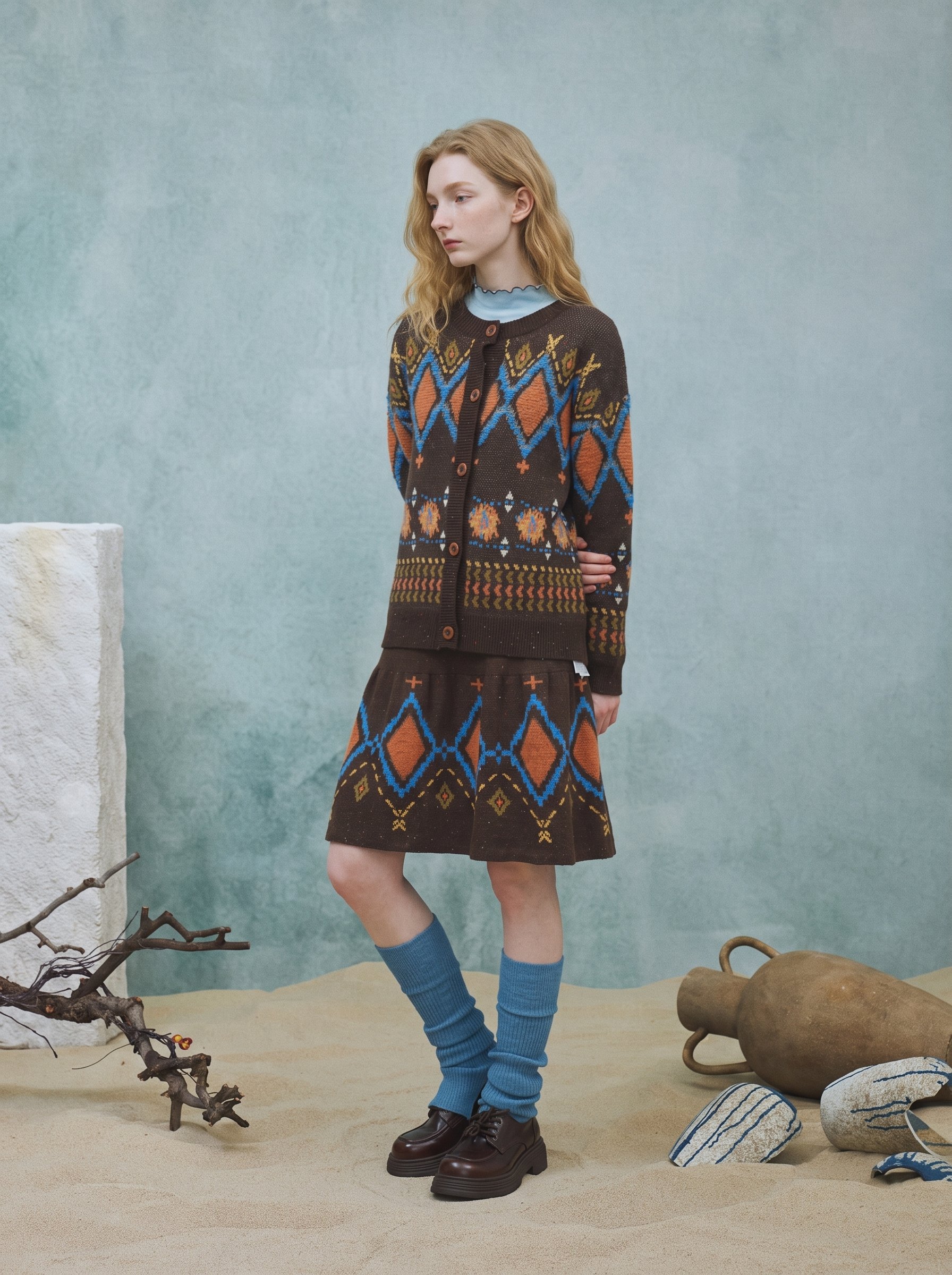 Ethnic Jacquard Sweater