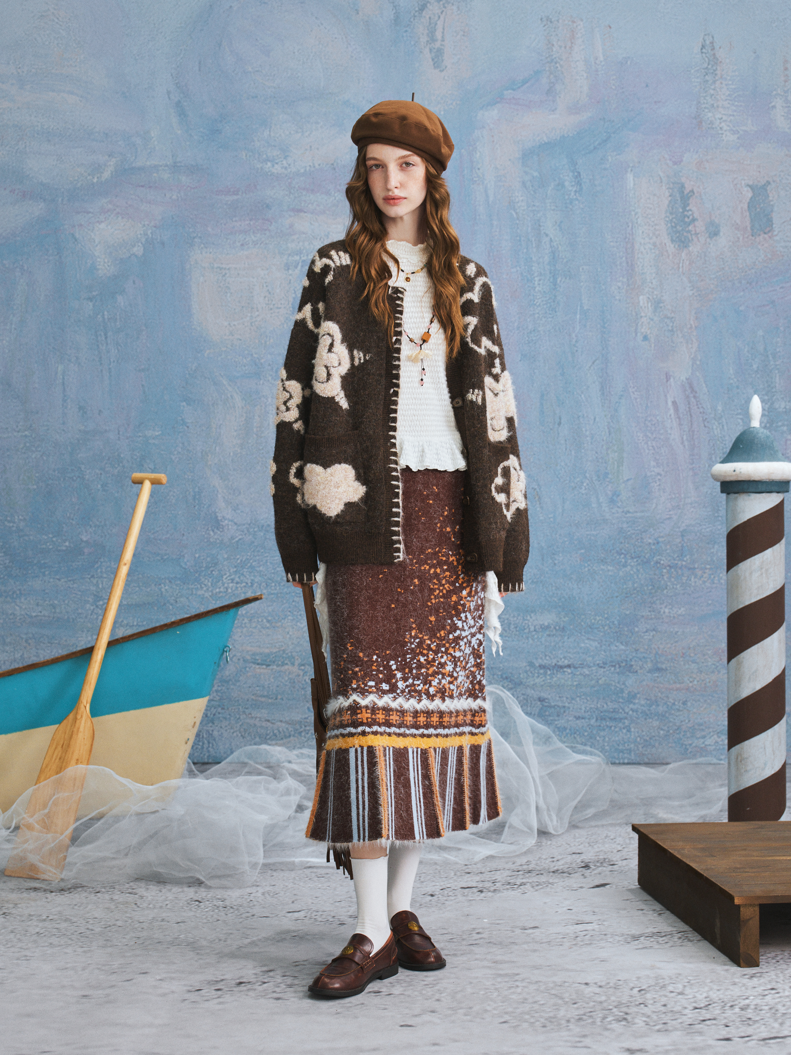 Vintage Jacquard Cardigan