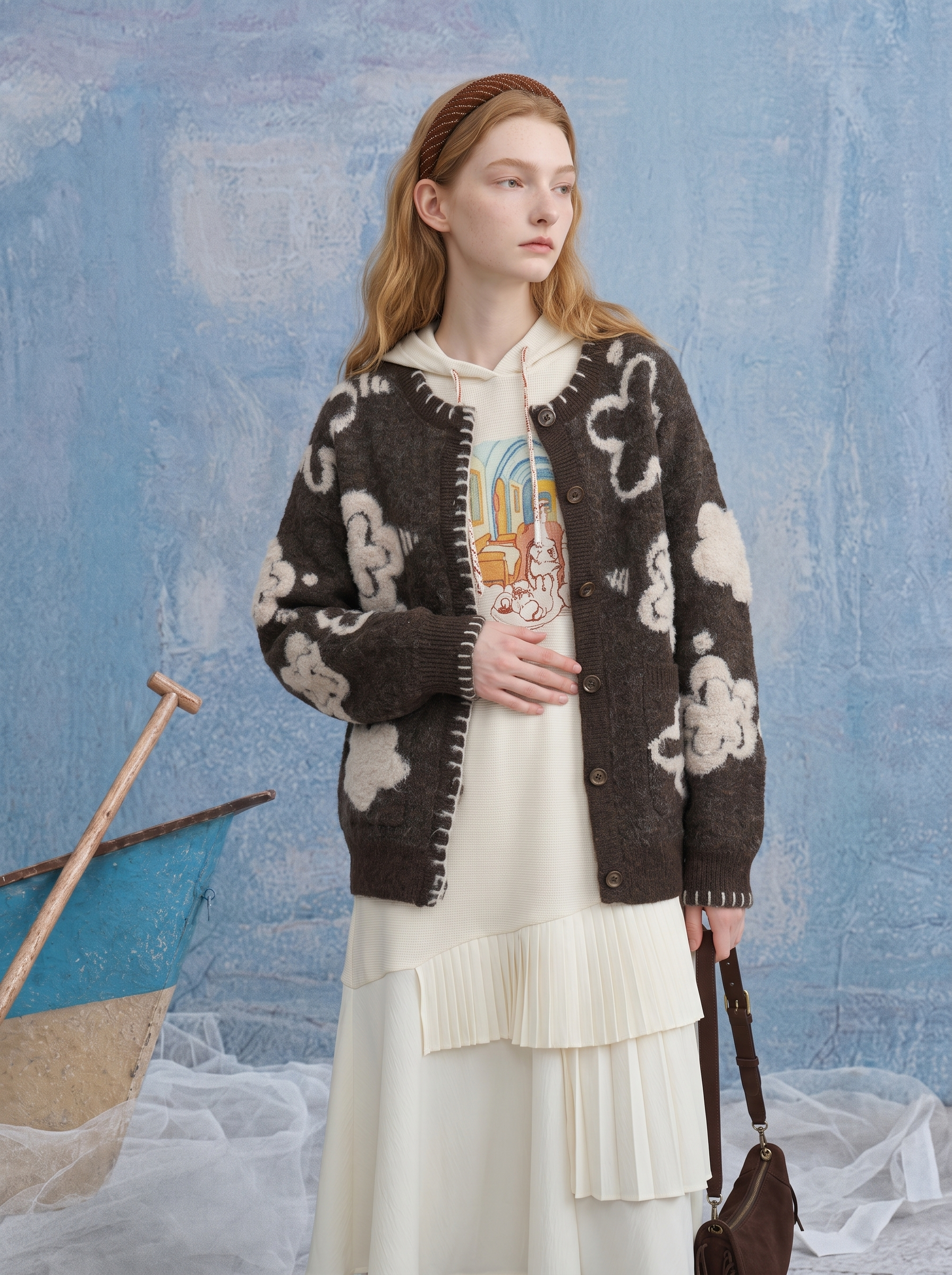 Vintage Jacquard Cardigan