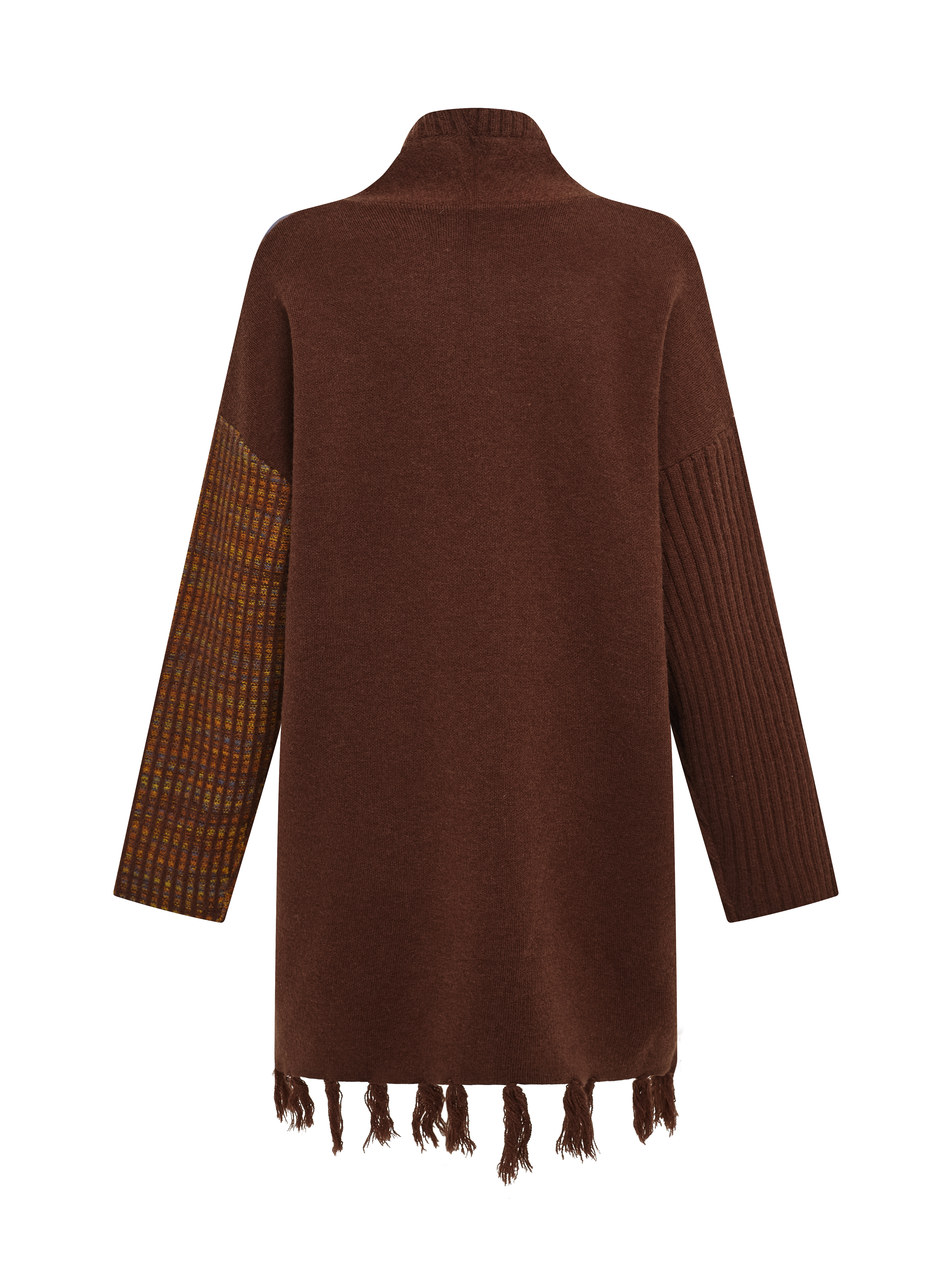 Vintage Jacquard Long Sweater
