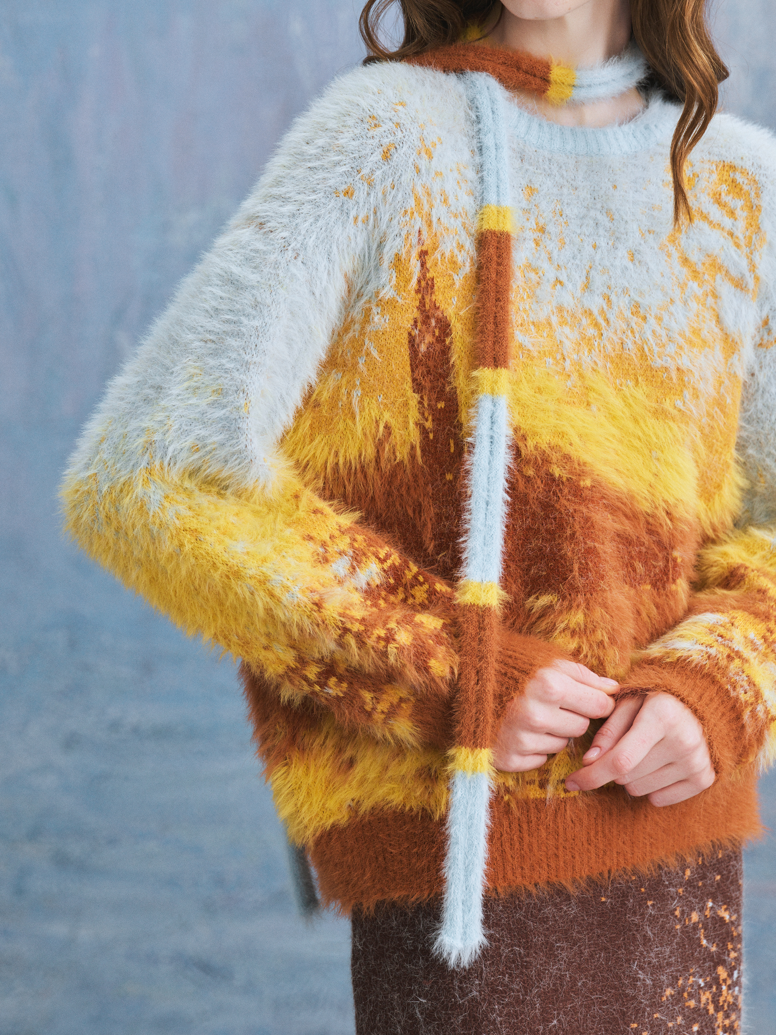 Artistic Colorblock Sweater