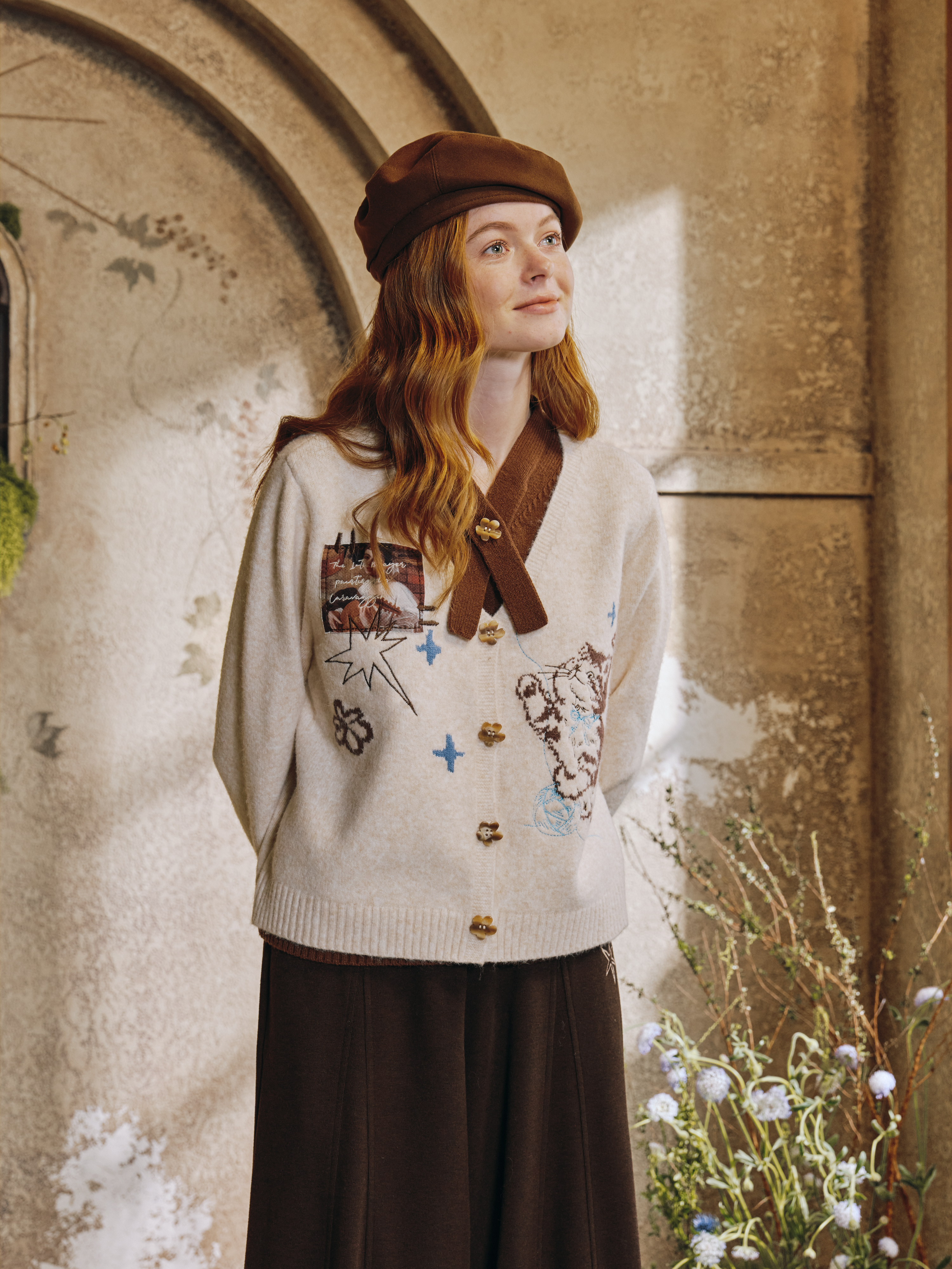 Cute Bear Print Sweater