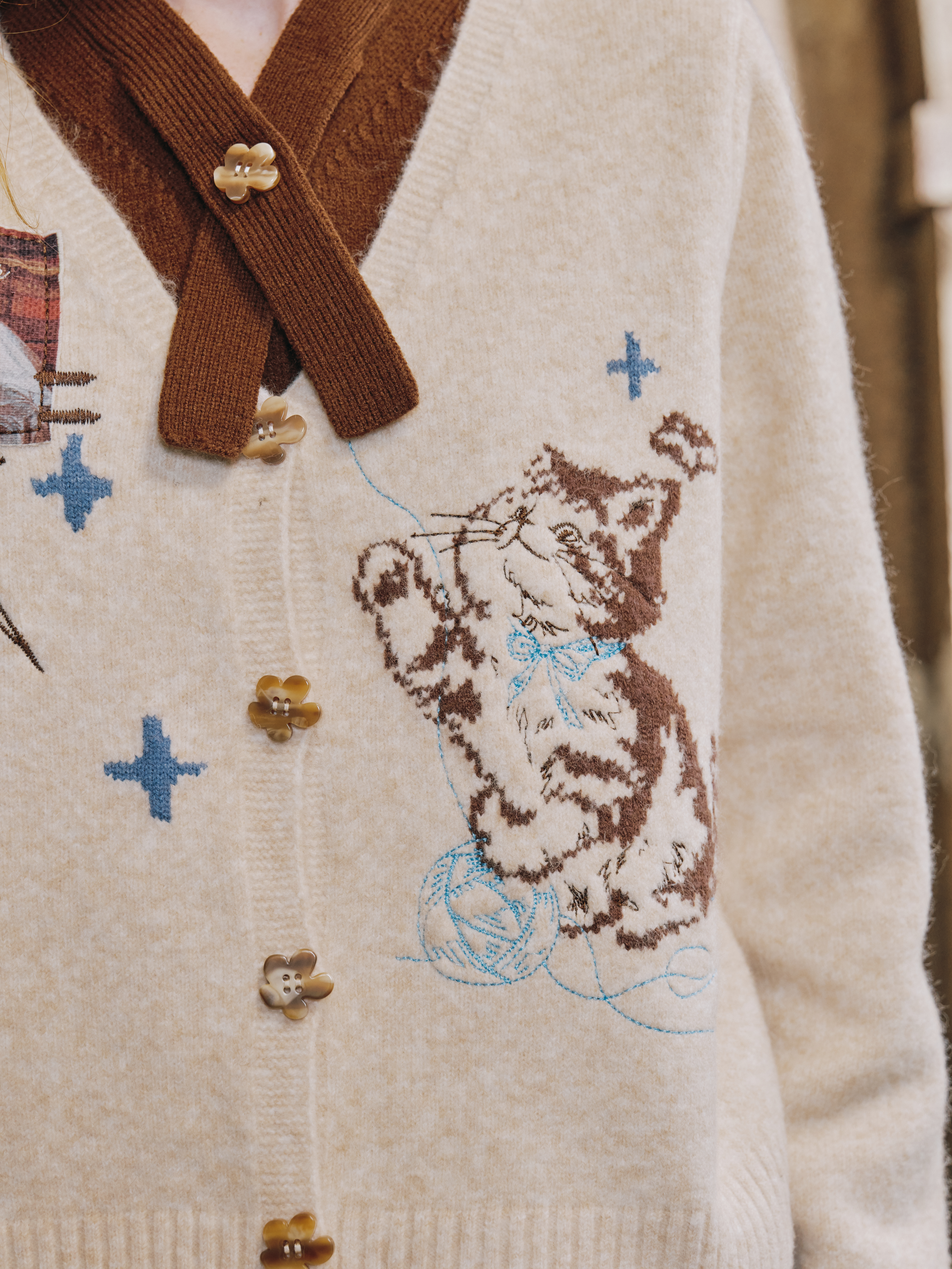 Cute Bear Print Sweater