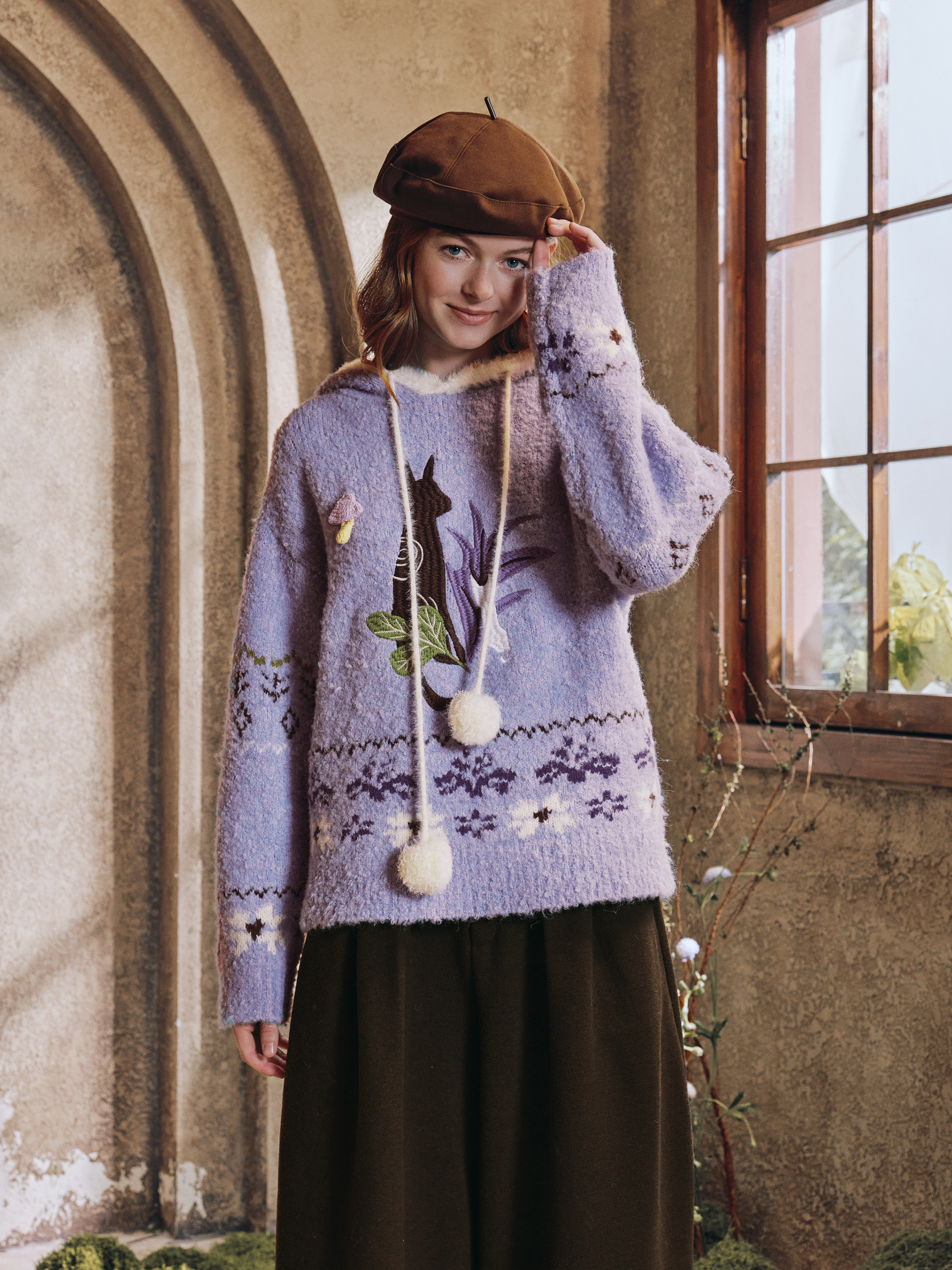 Soft Hooded Sweater