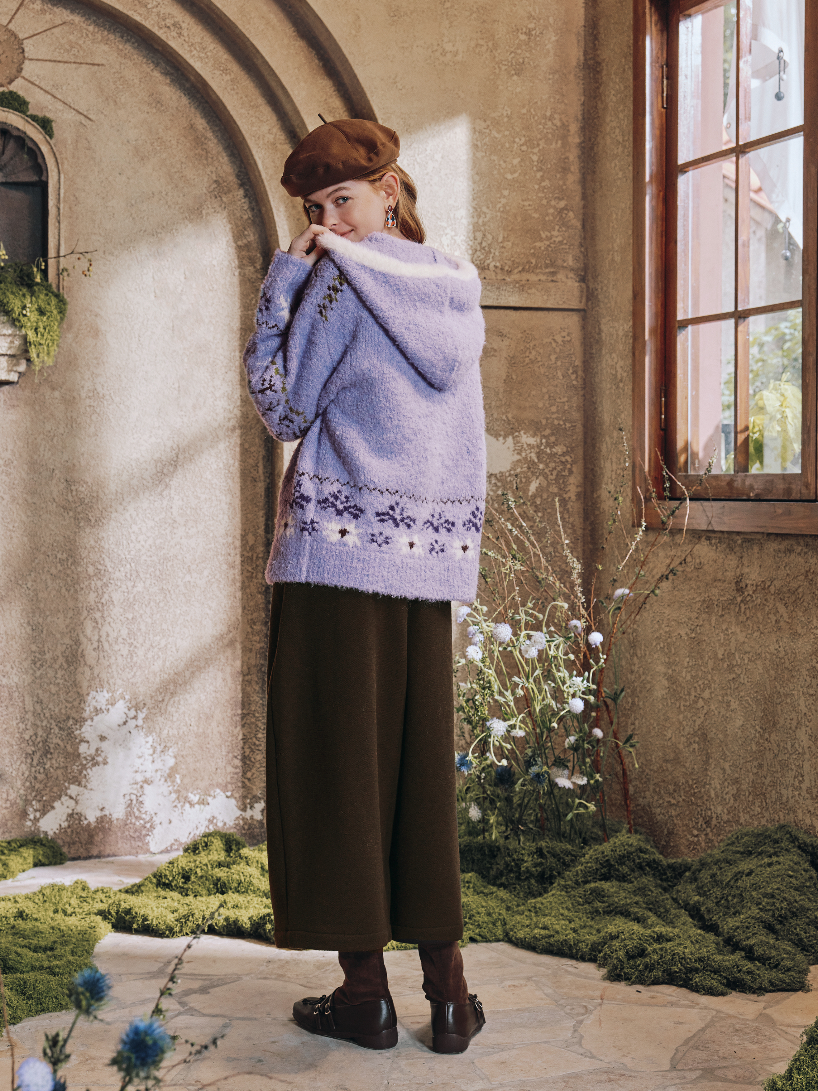 Soft Hooded Sweater