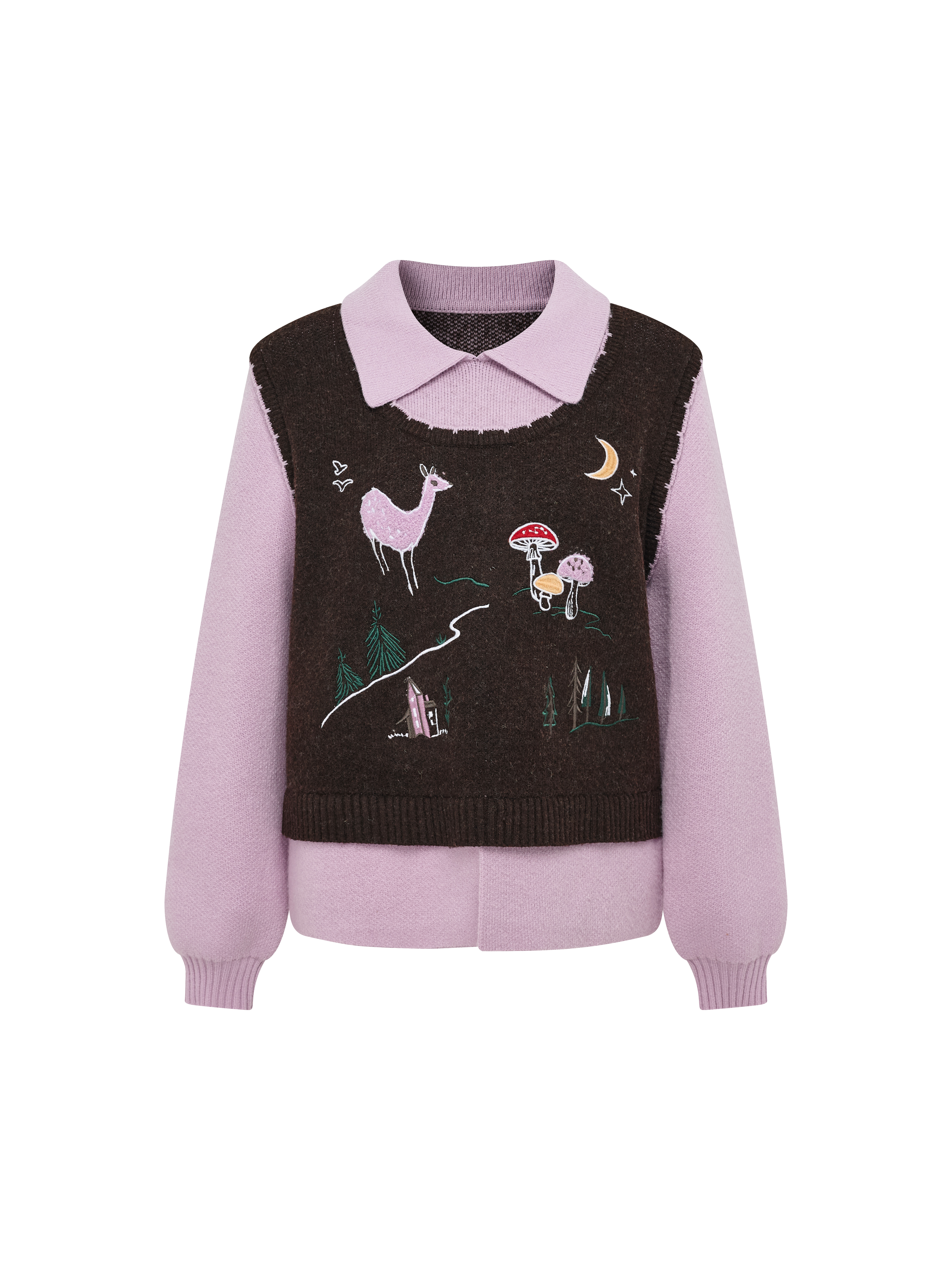 Sweet Doll-Collar Sweater