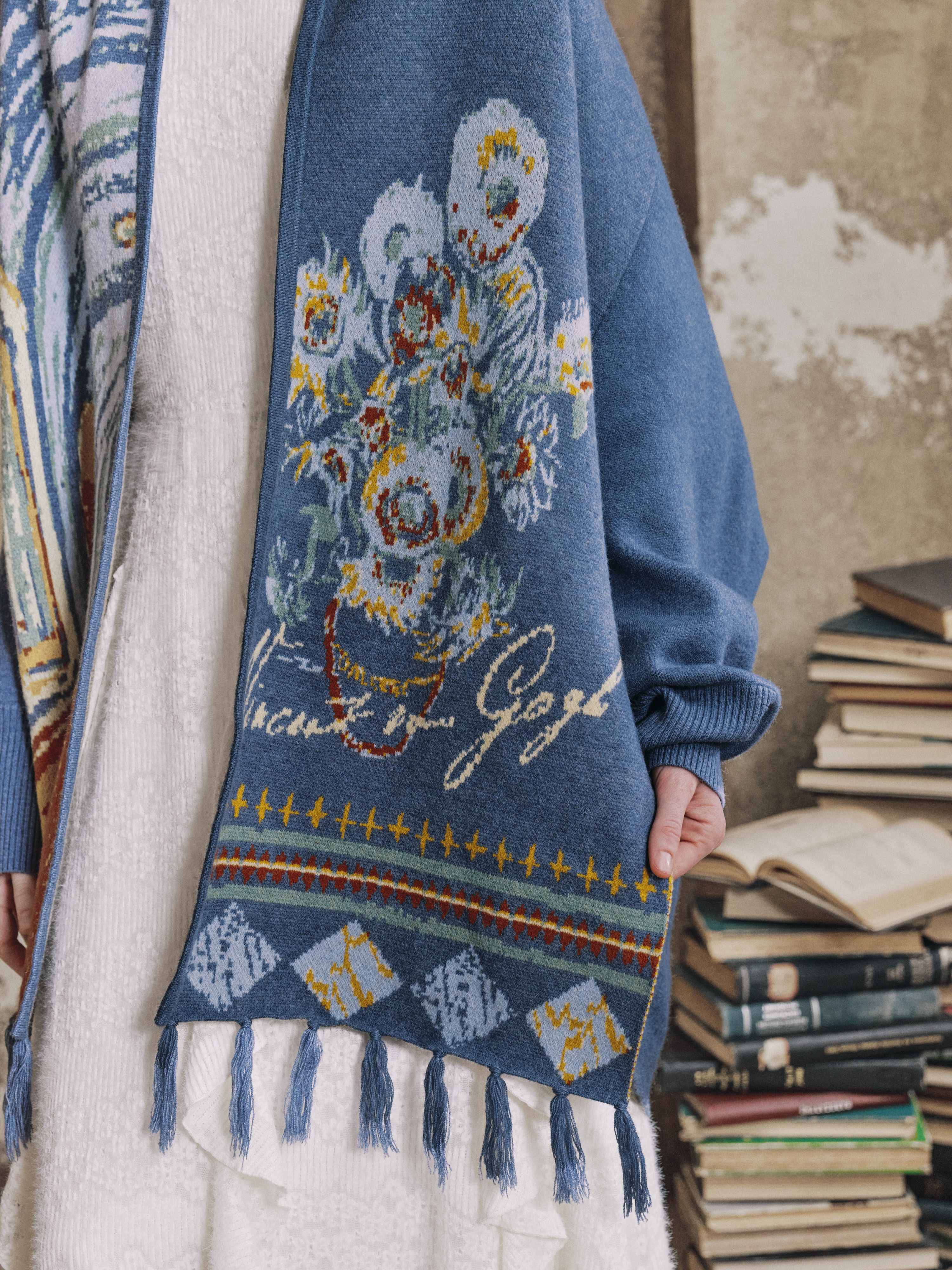 Artistic Oil-Painting Sweater