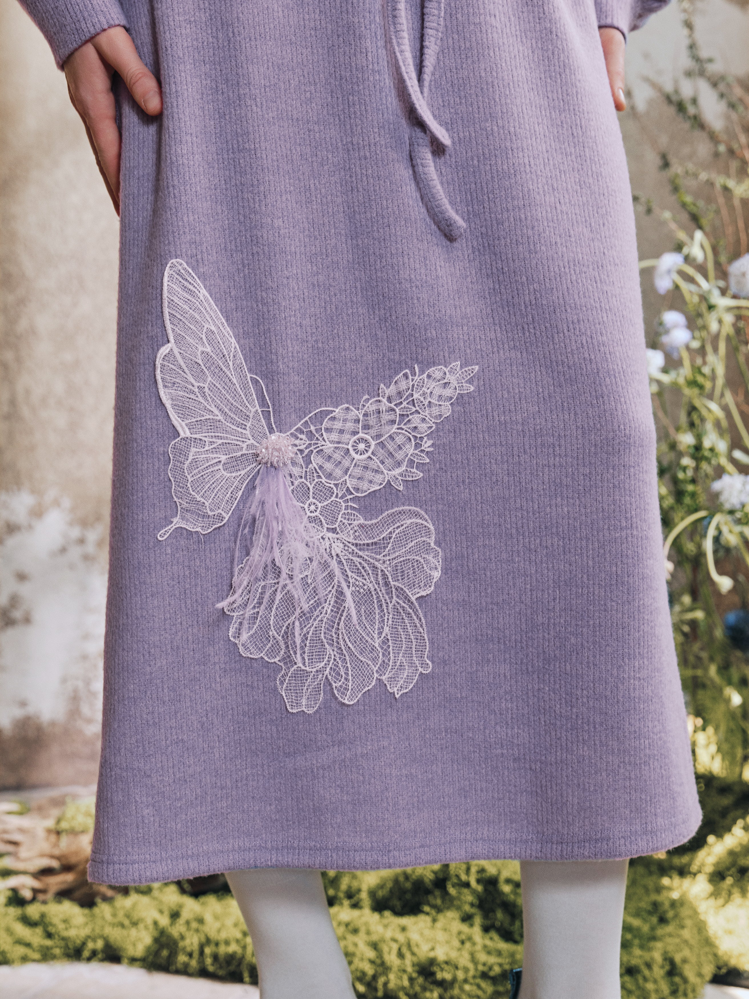 Purple Knit Set