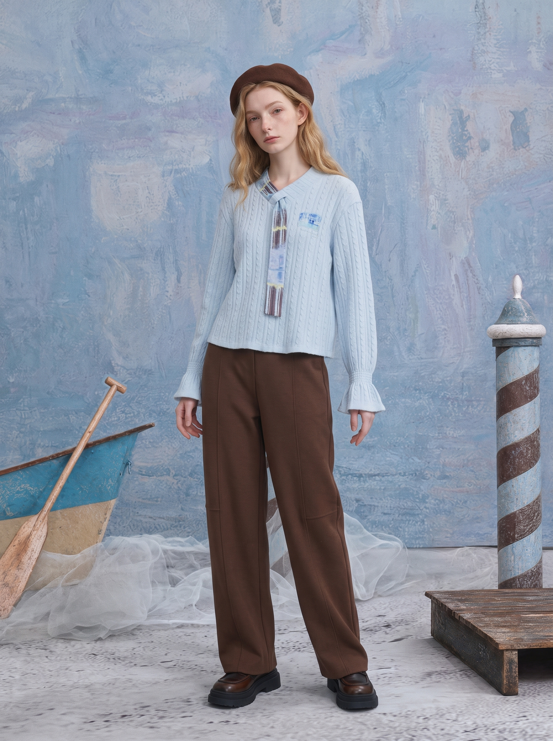 Fresh Colorblock Knit Cardigan