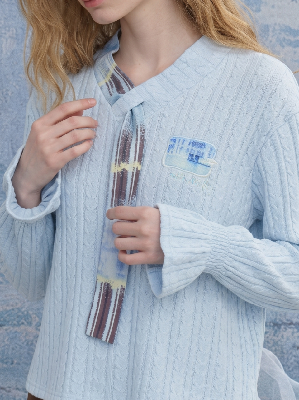 Fresh Colorblock Knit Cardigan