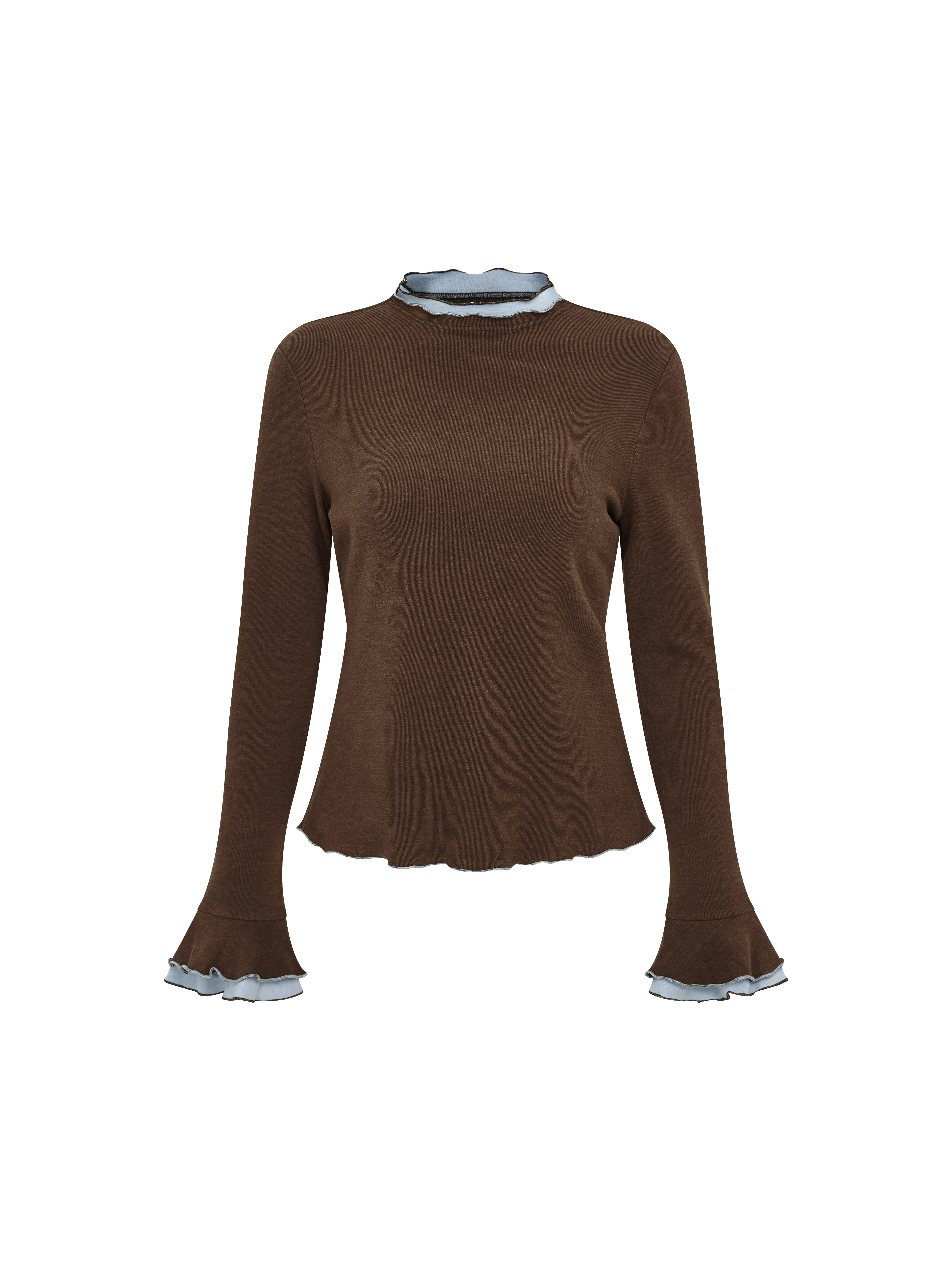 Relaxed Crew Neck Knit Top