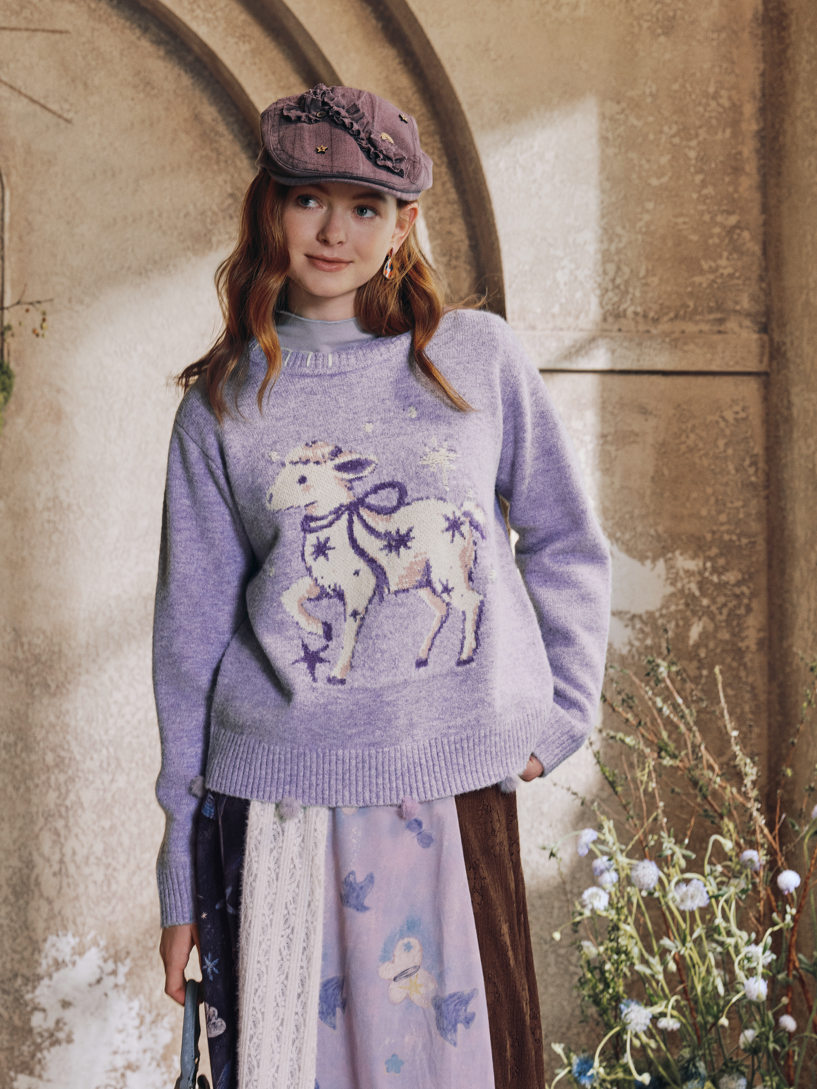 Cute Unicorn Knit Top