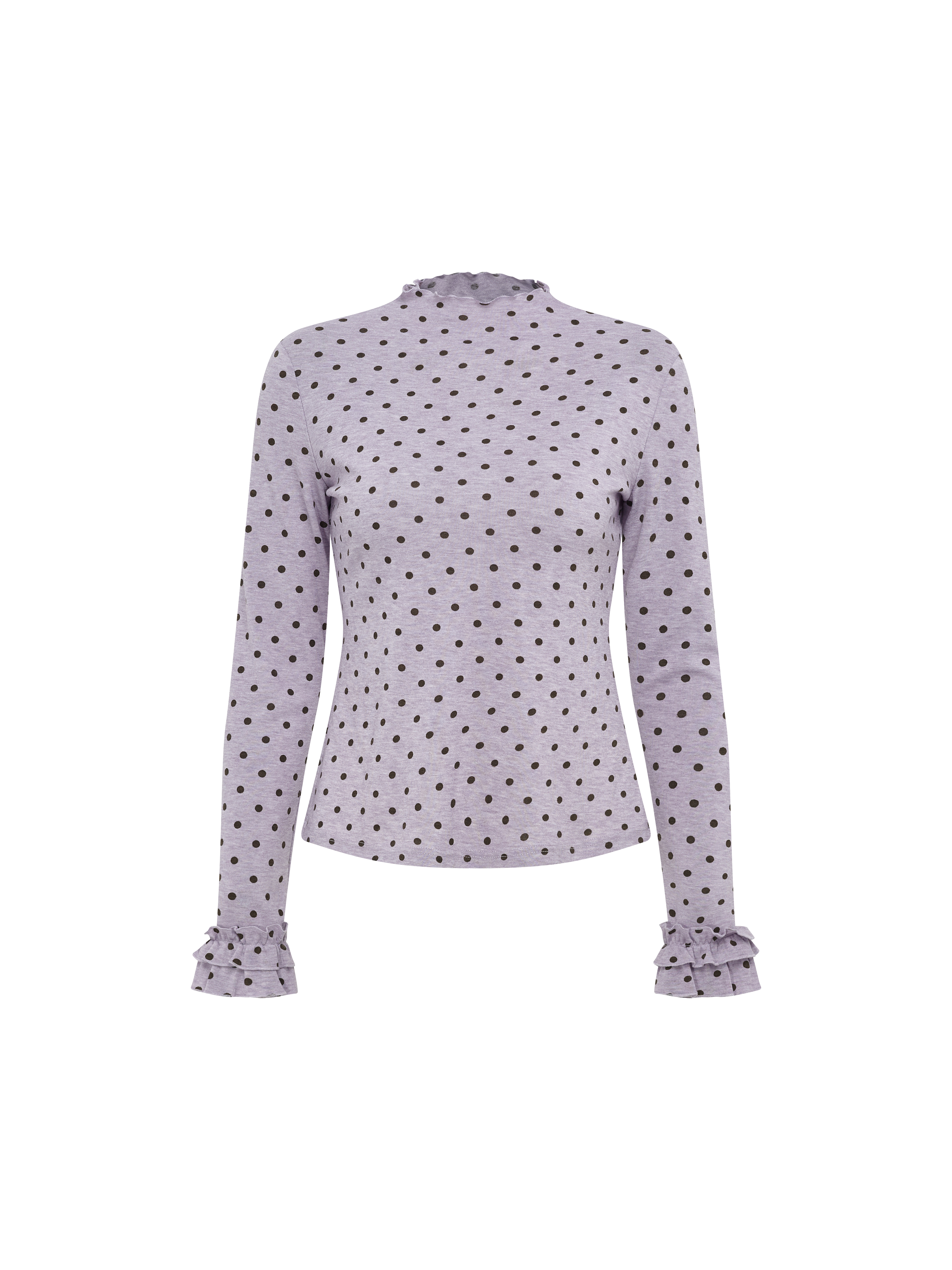 Soft Argyle Knit Top