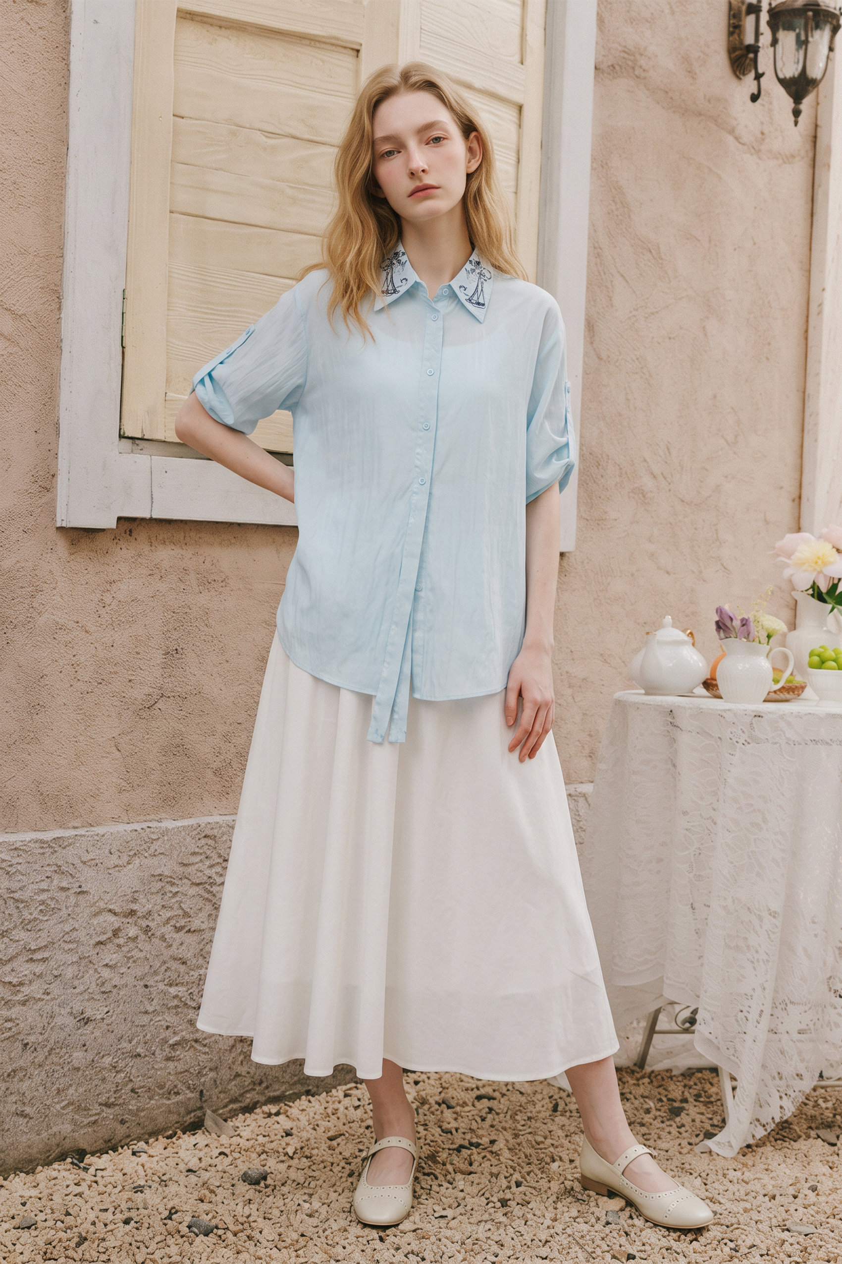 Flowy Loose Fit Blouse