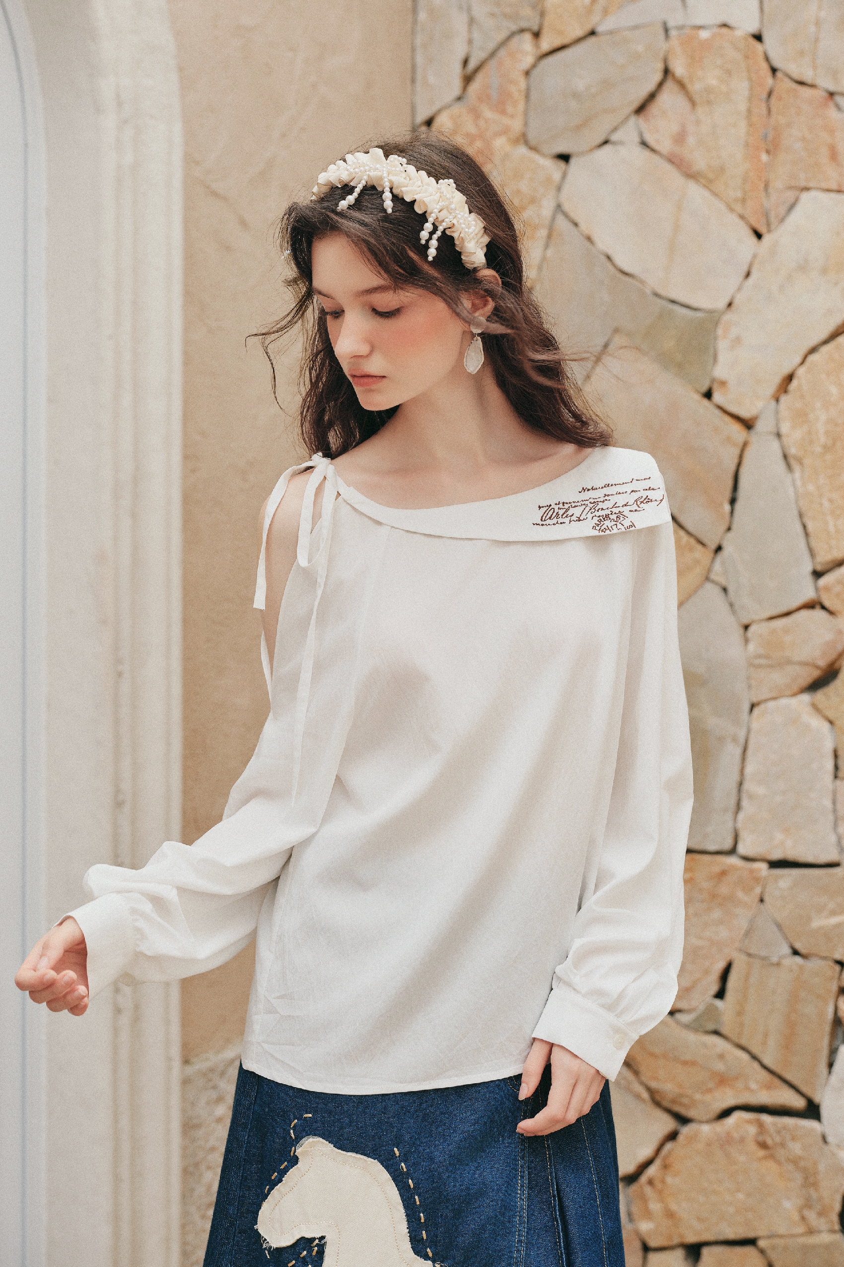 Solid Color Loose Fit Shirt