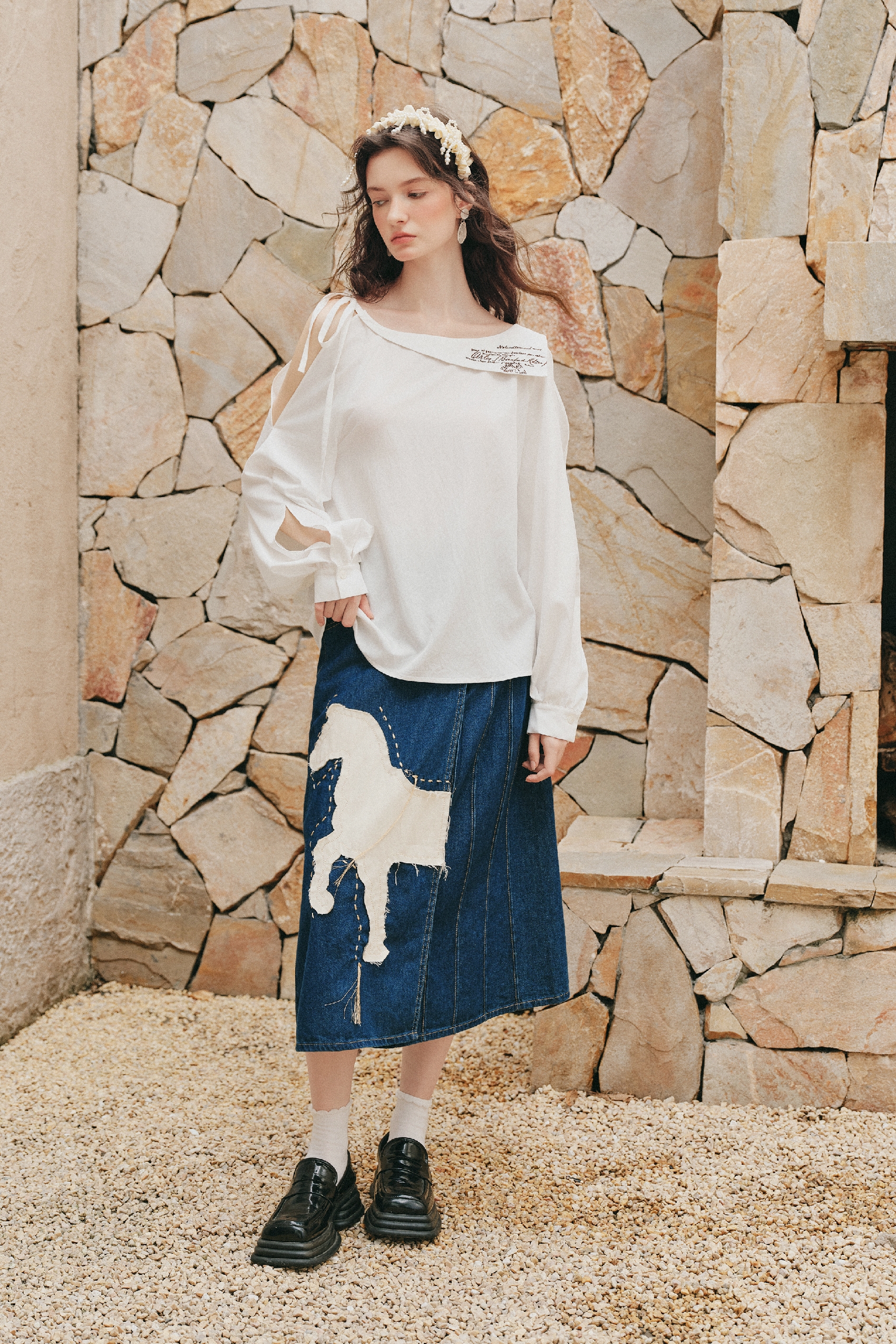 Solid Color Loose Fit Shirt