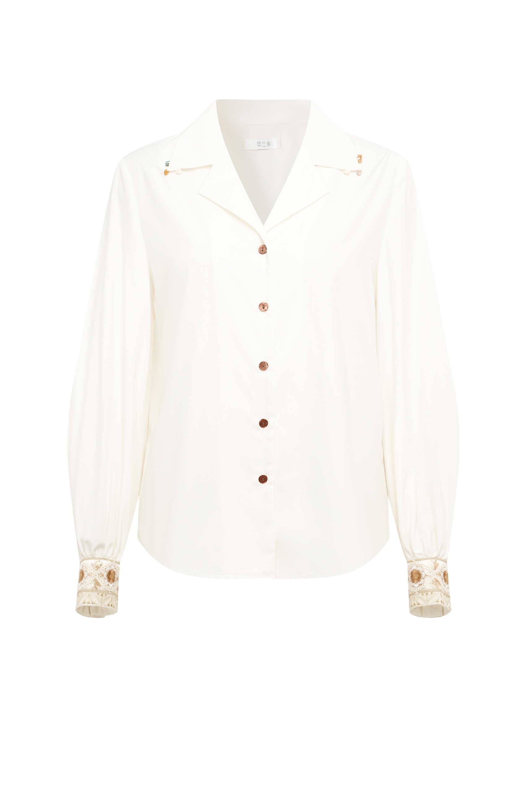Rural‑style Loose Long‑sleeve Blouse