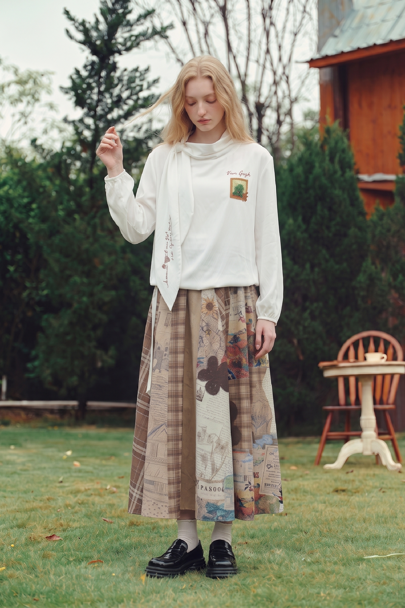 Vintage Knit Sweater-LYONSENS