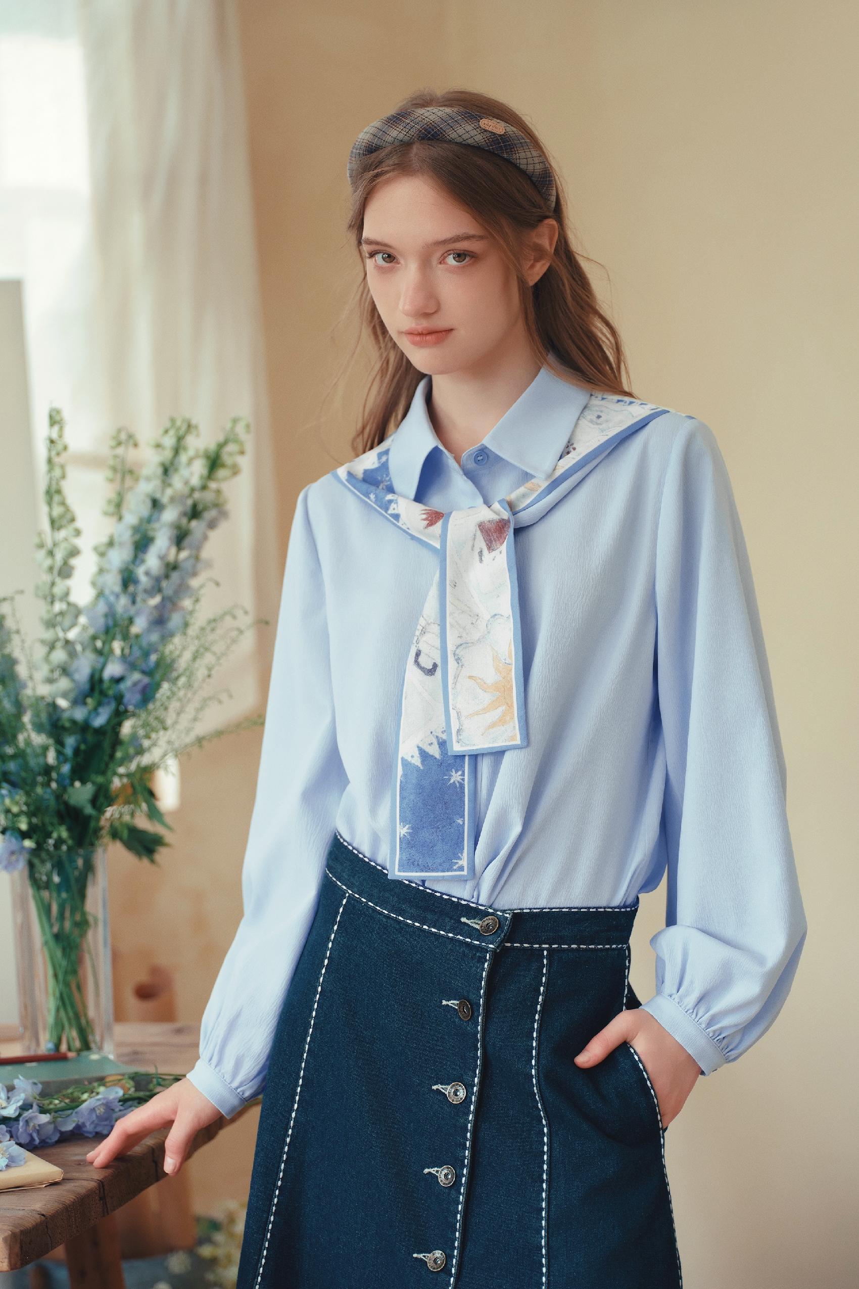Loose Versatile Blouse-LYONSENS