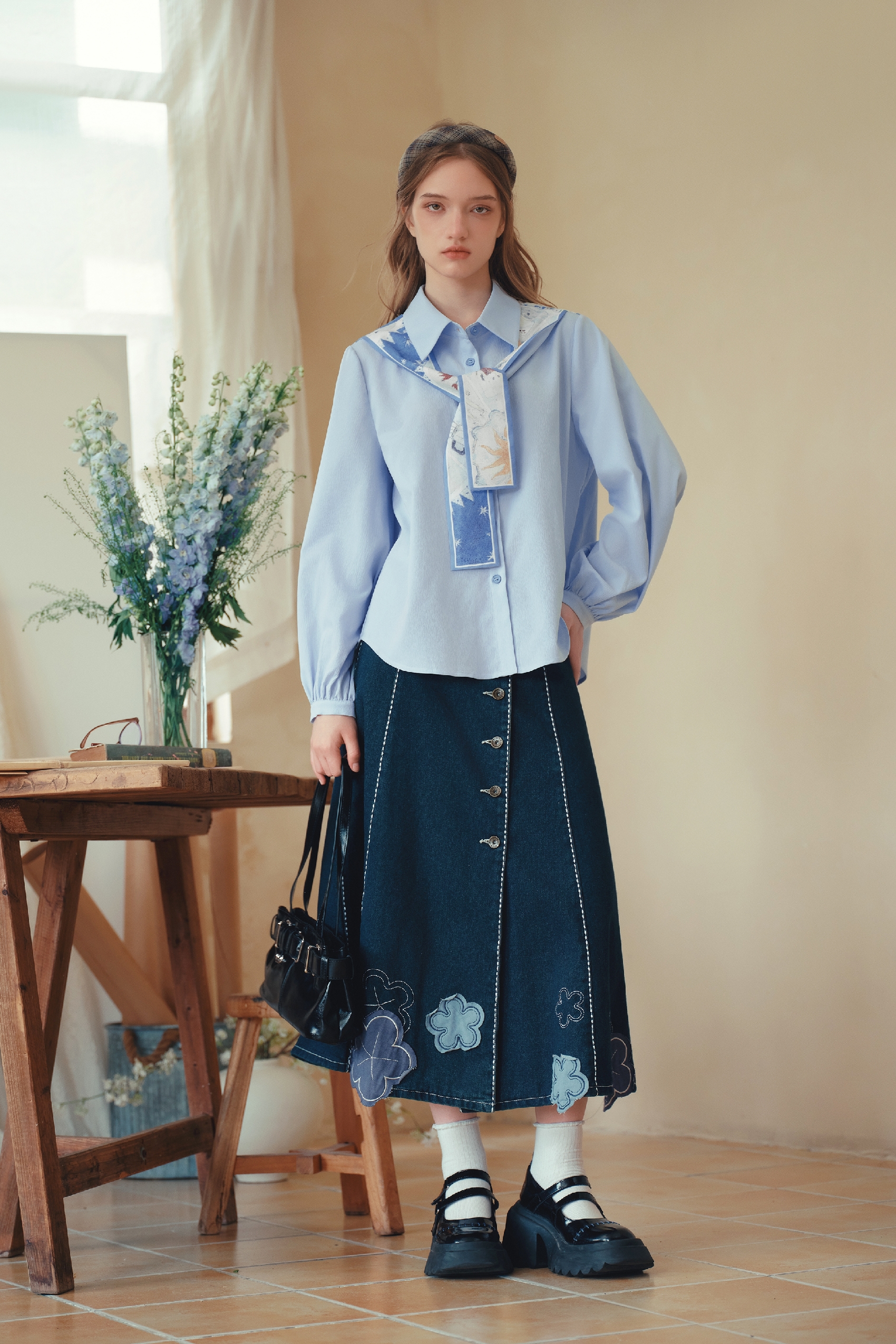 Loose Versatile Blouse-LYONSENS