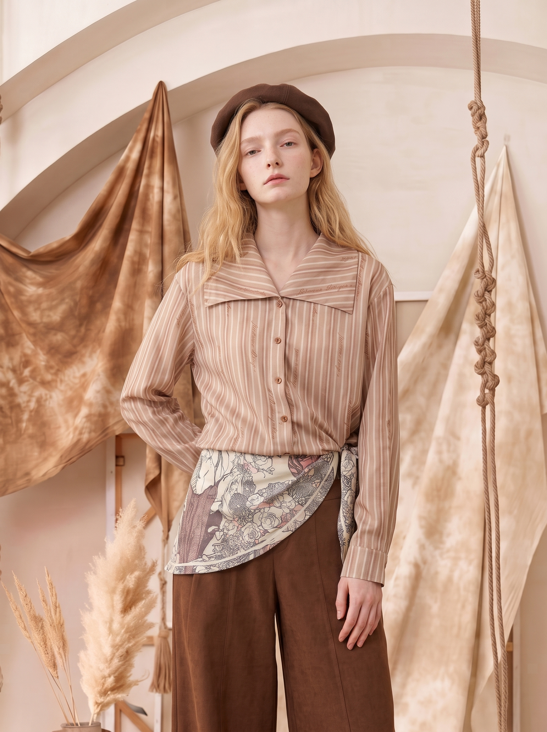 Patchwork Printed Shirt
