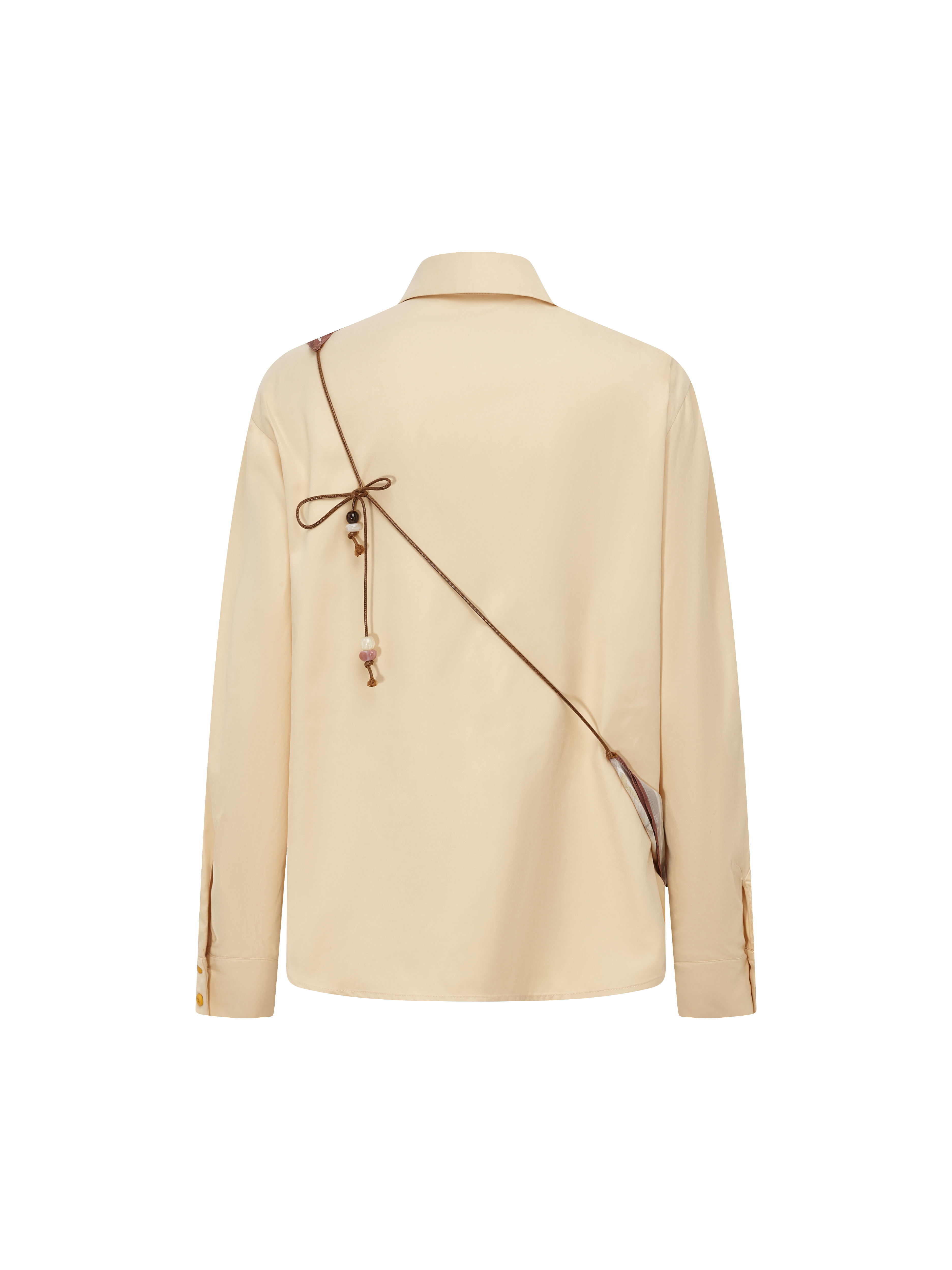 Cropped Oversized Collar Shirt