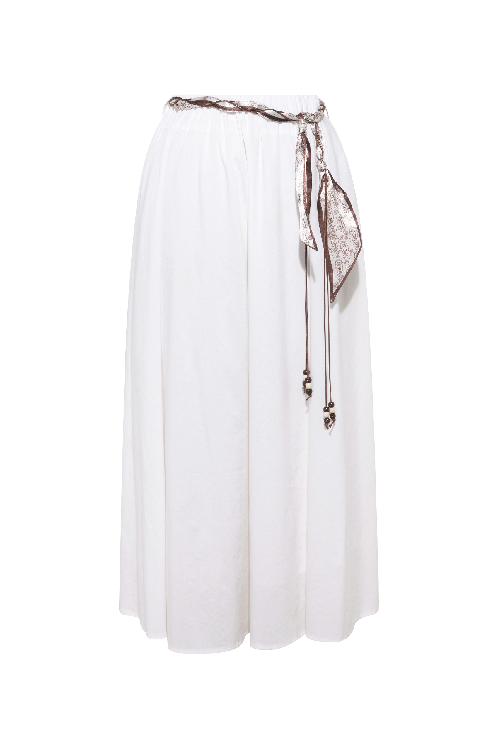 Luxury Chain Decor Midi Skirt
