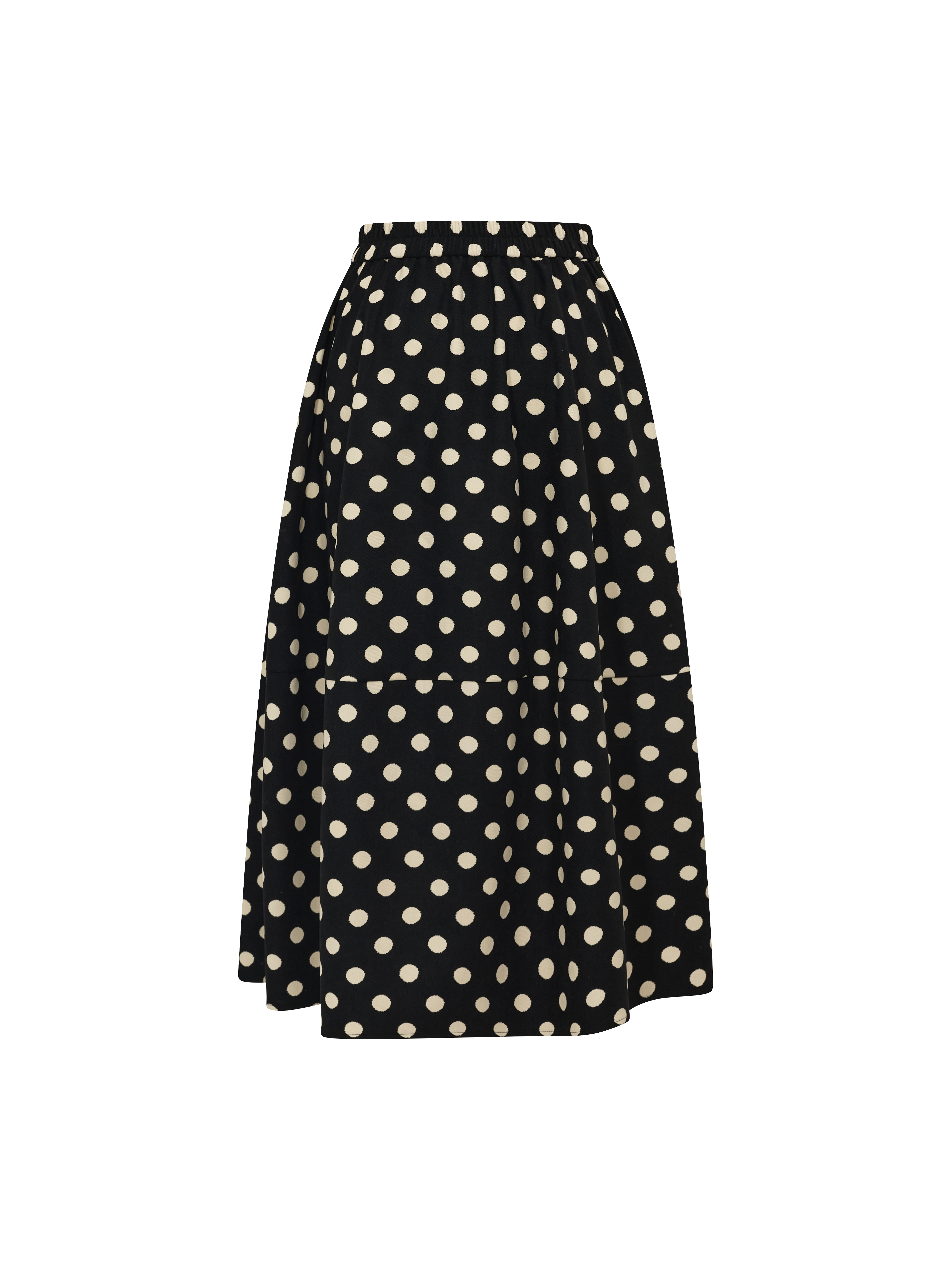 Polka Dot Midi Skirt