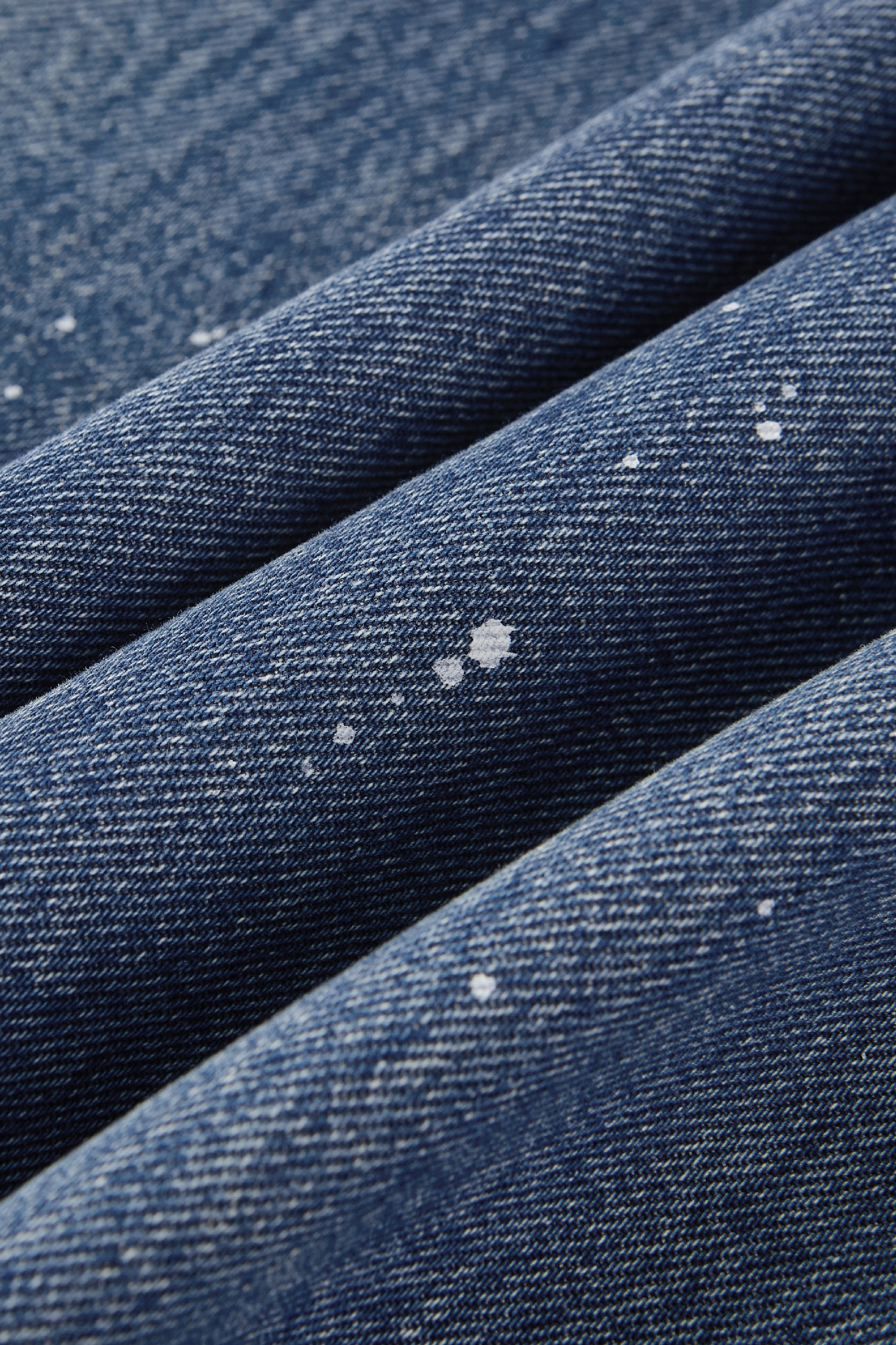 Gradient Washed Blue Wide Leg Jeans