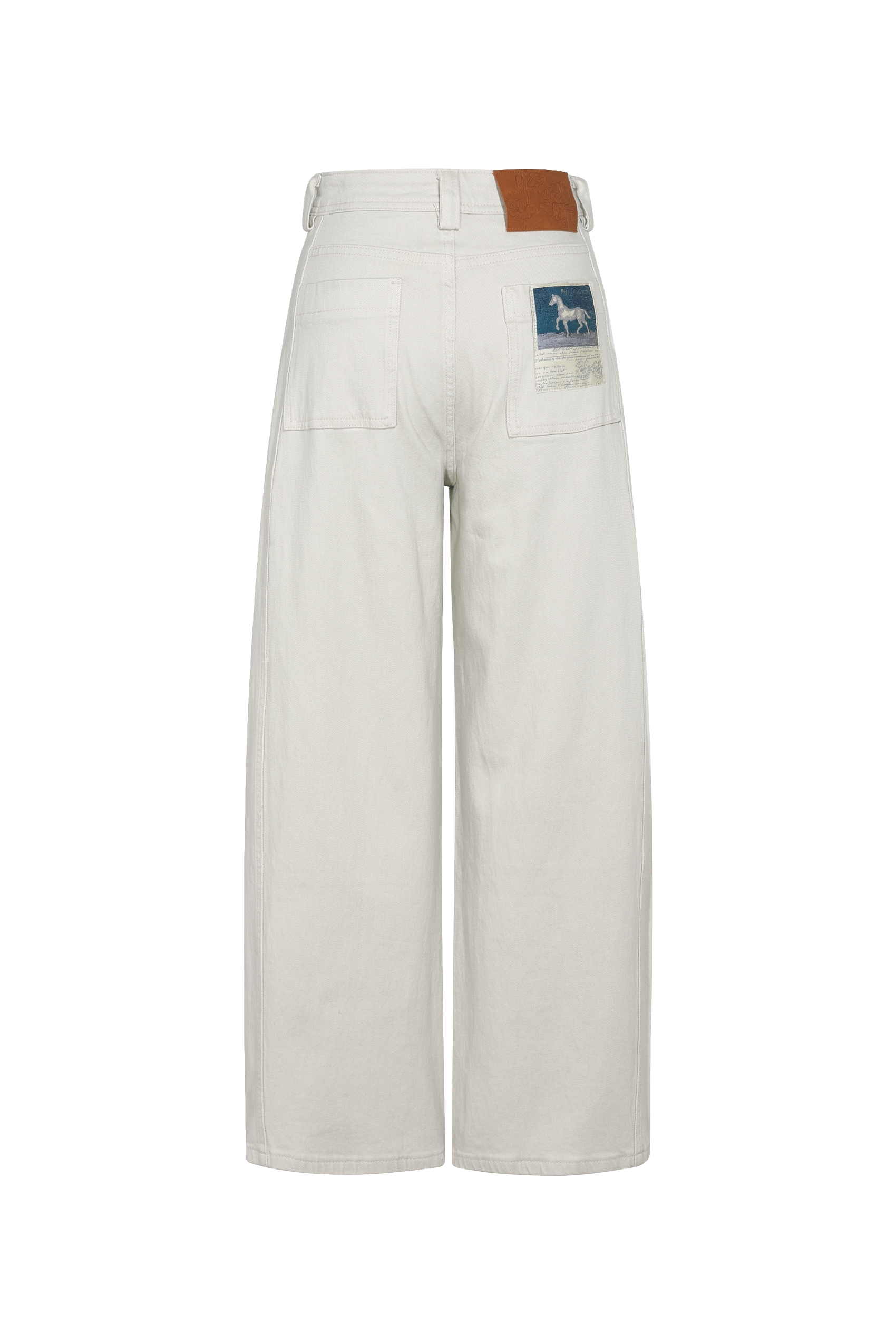 High Waist Straight Leg Jeans