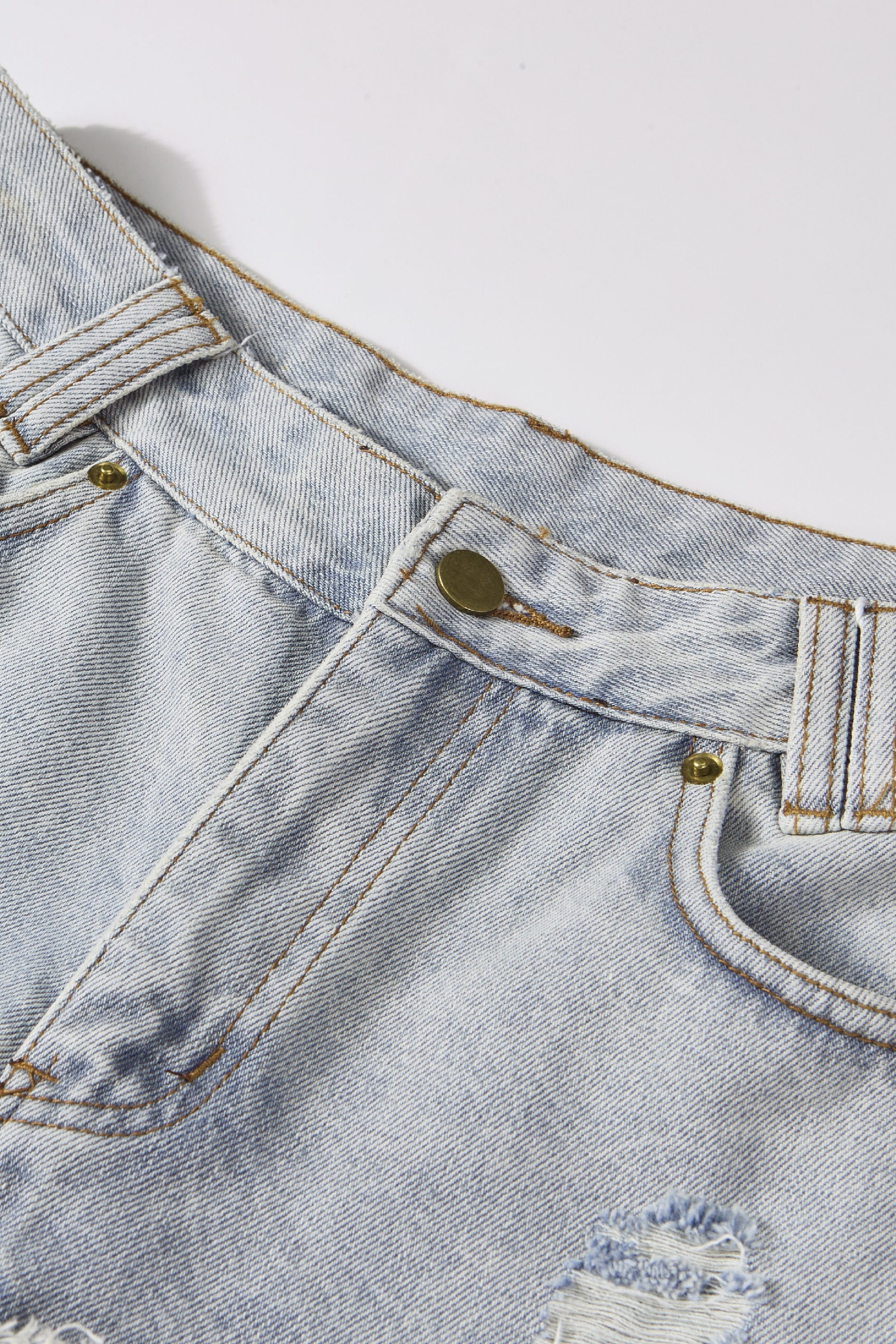 Gradient Wash High Waist Jeans-LYONSENS