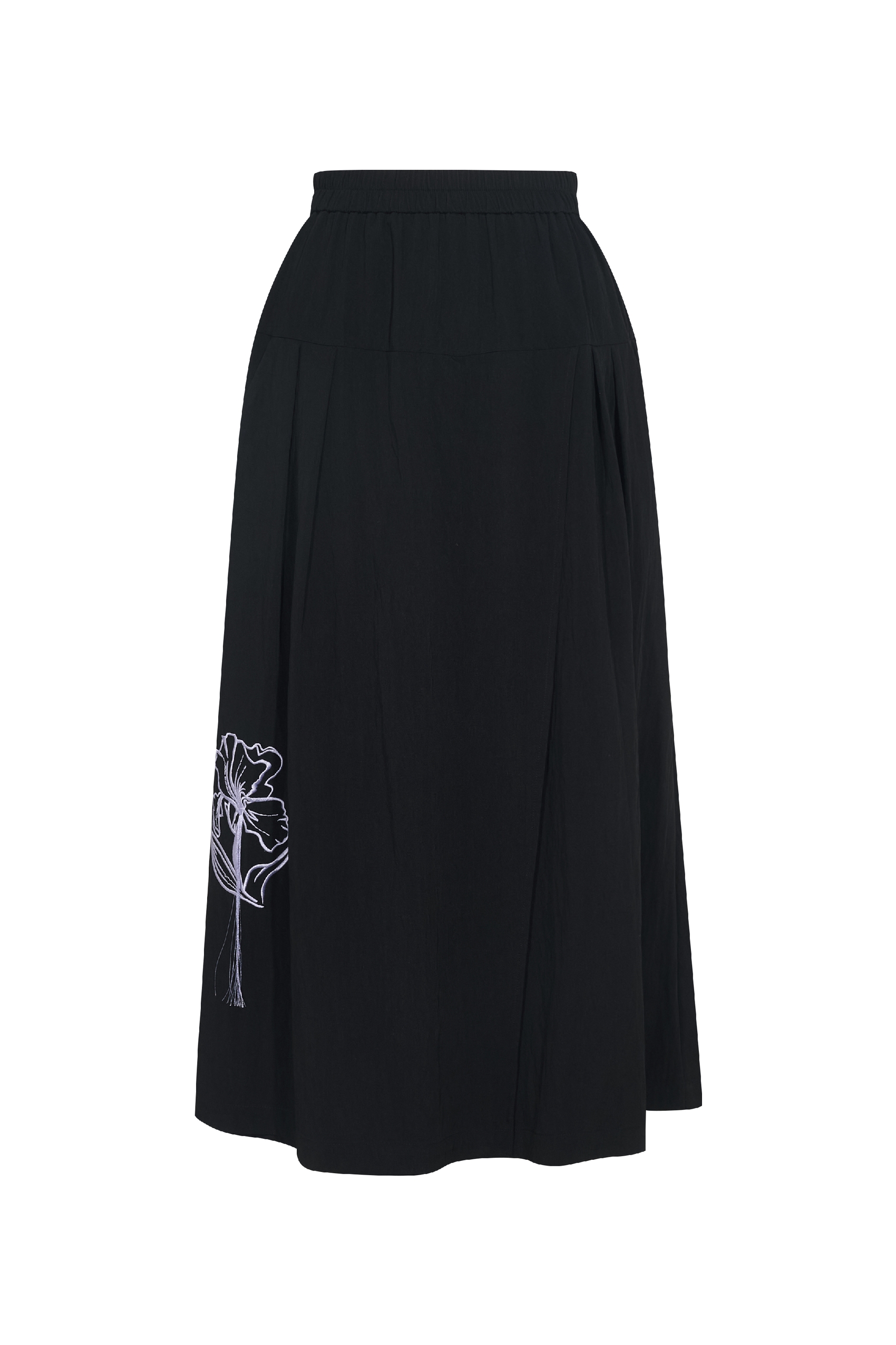 Printed Flowy Long Trousers