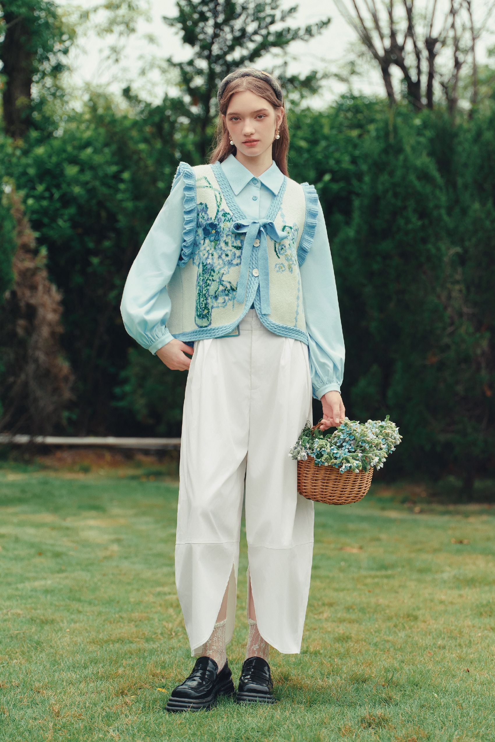 Loose Floor‑length Trousers-LYONSENS