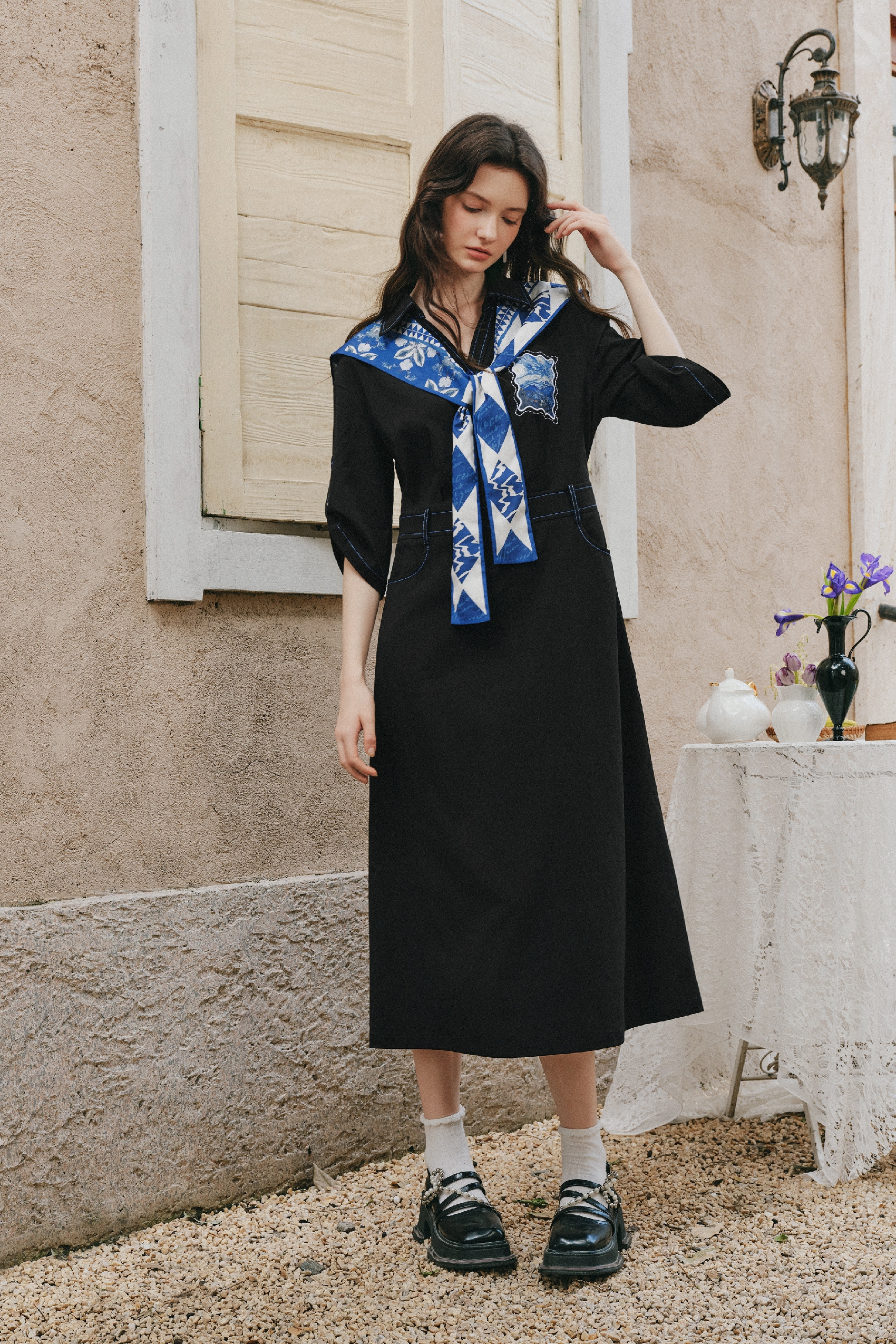 Soft Style Commuter Midi Dress