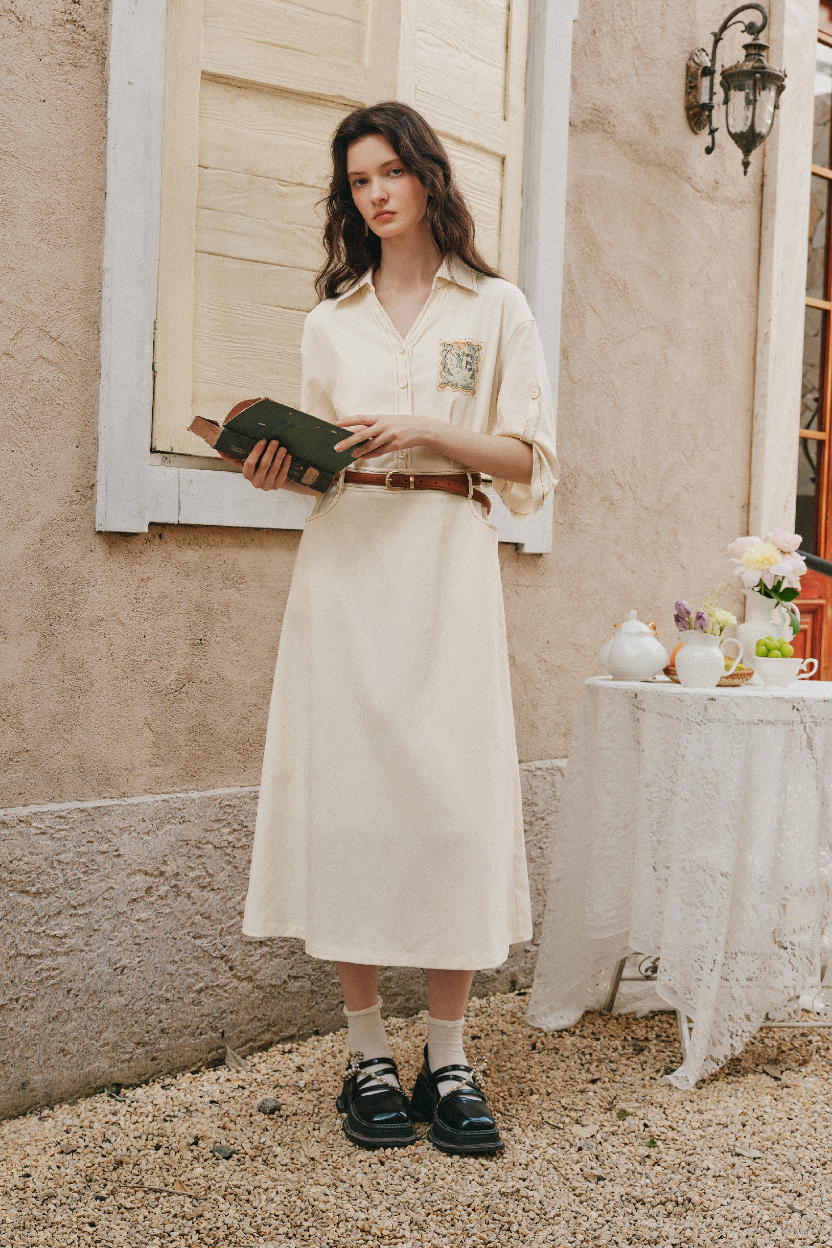 Soft Style Commuter Midi Dress