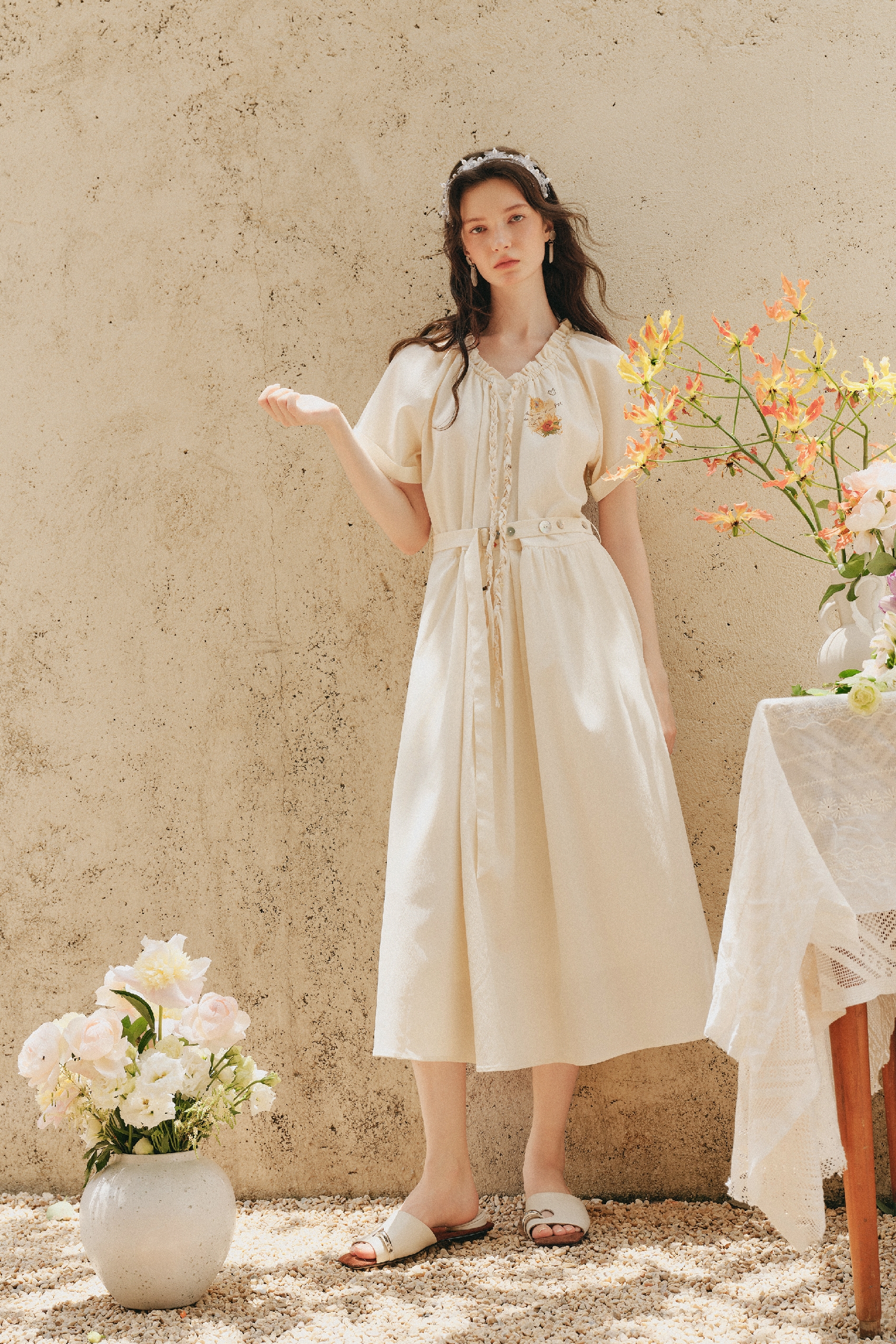 Loose Fit Casual Commuter Long Dress