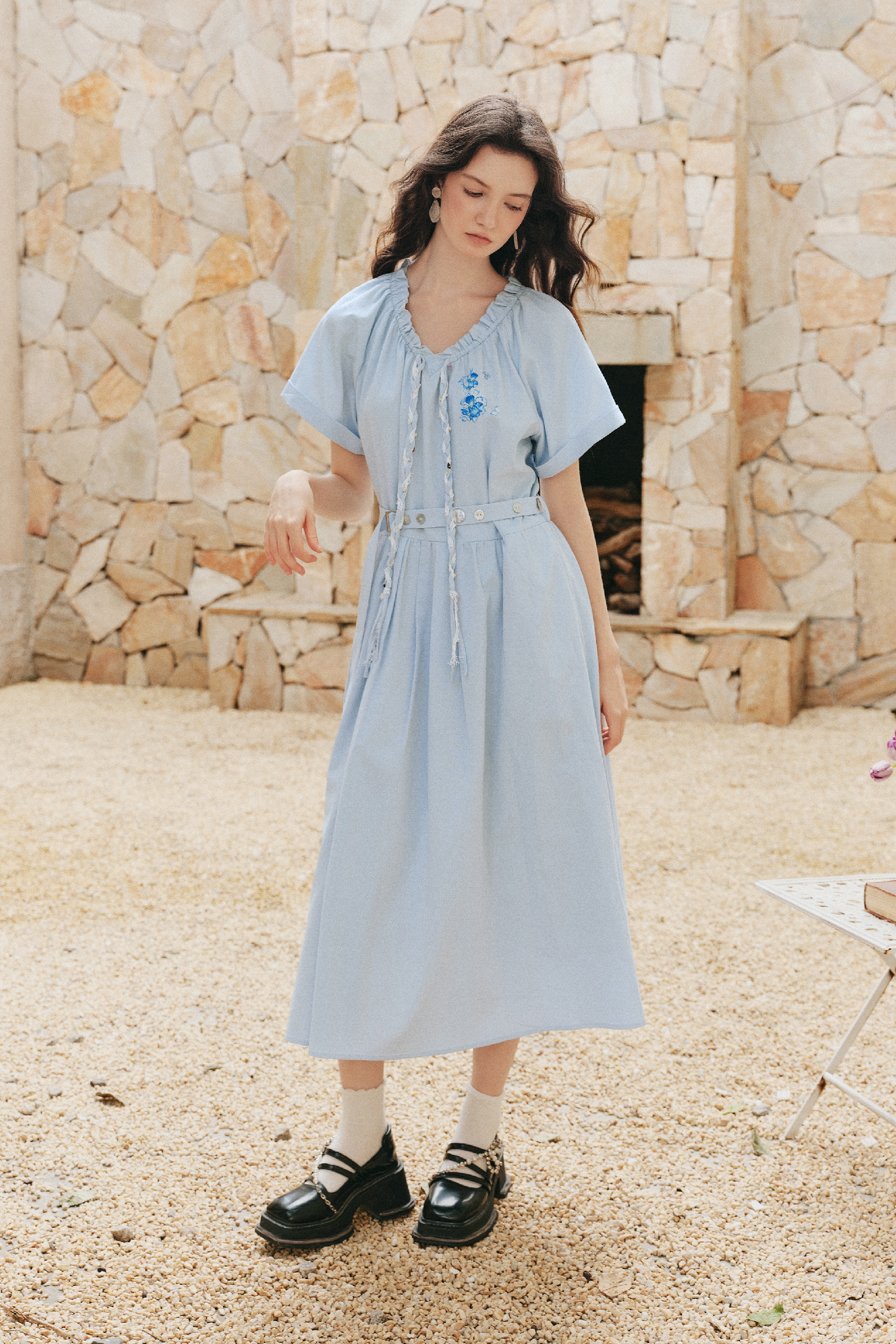 Loose Fit Casual Commuter Long Dress