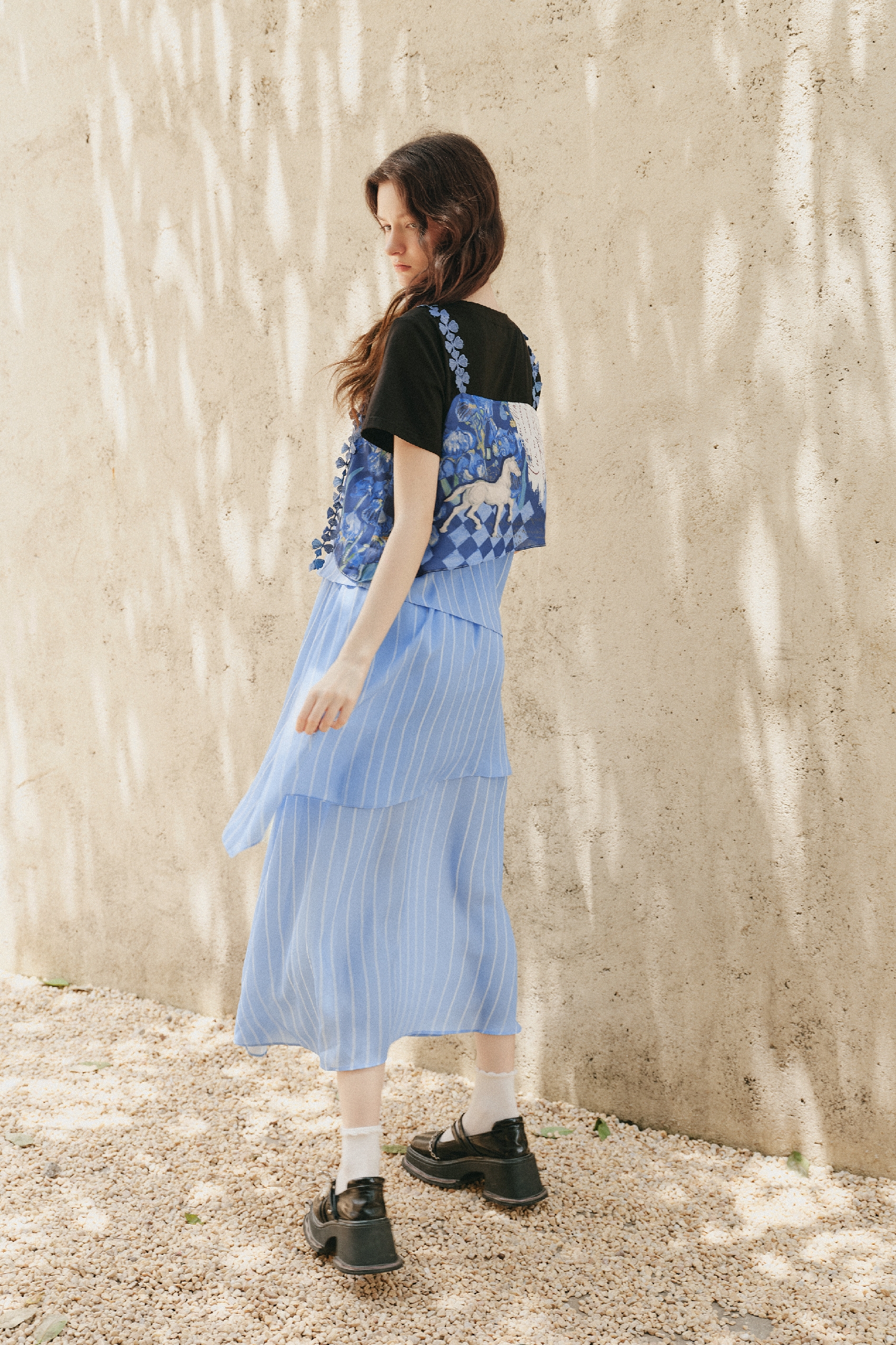Oil Painting Print Cami Dress