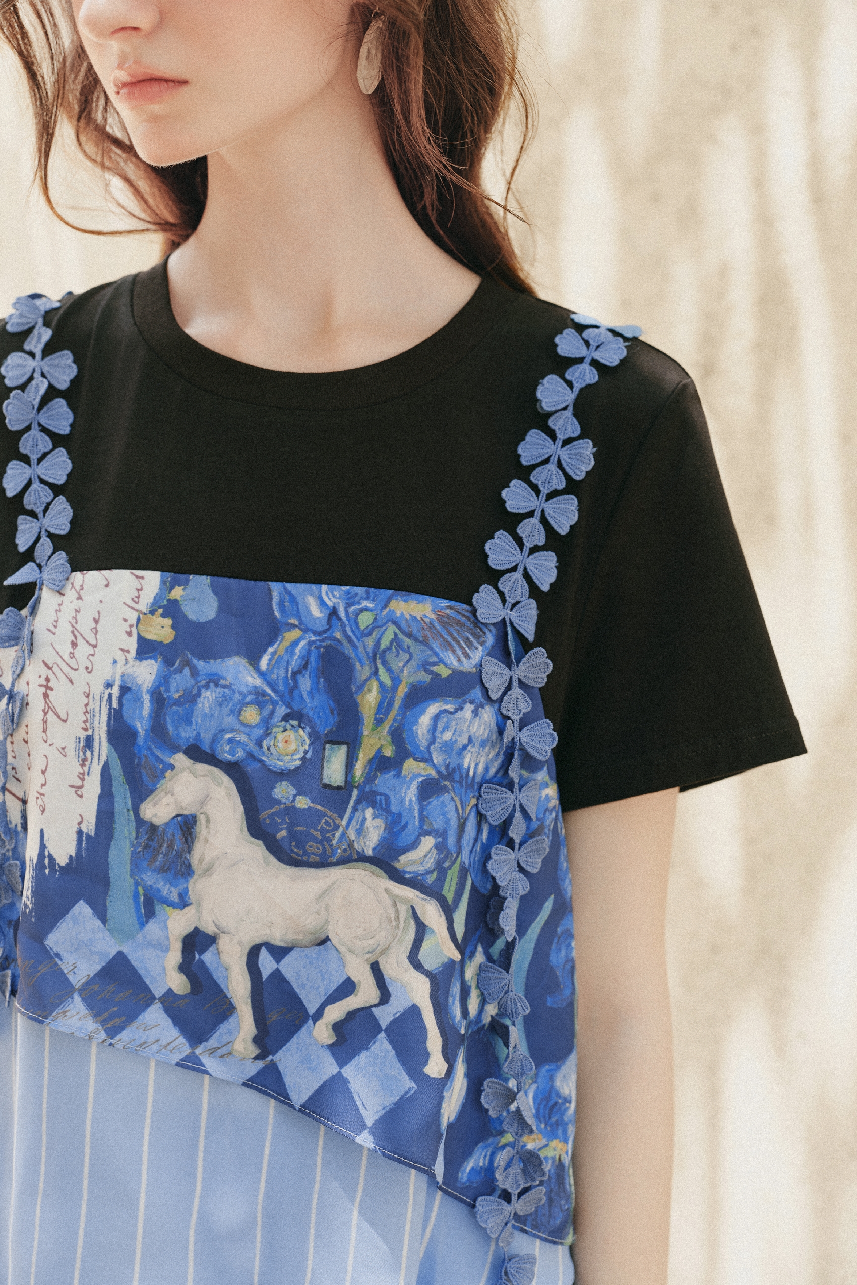 Oil Painting Print Cami Dress