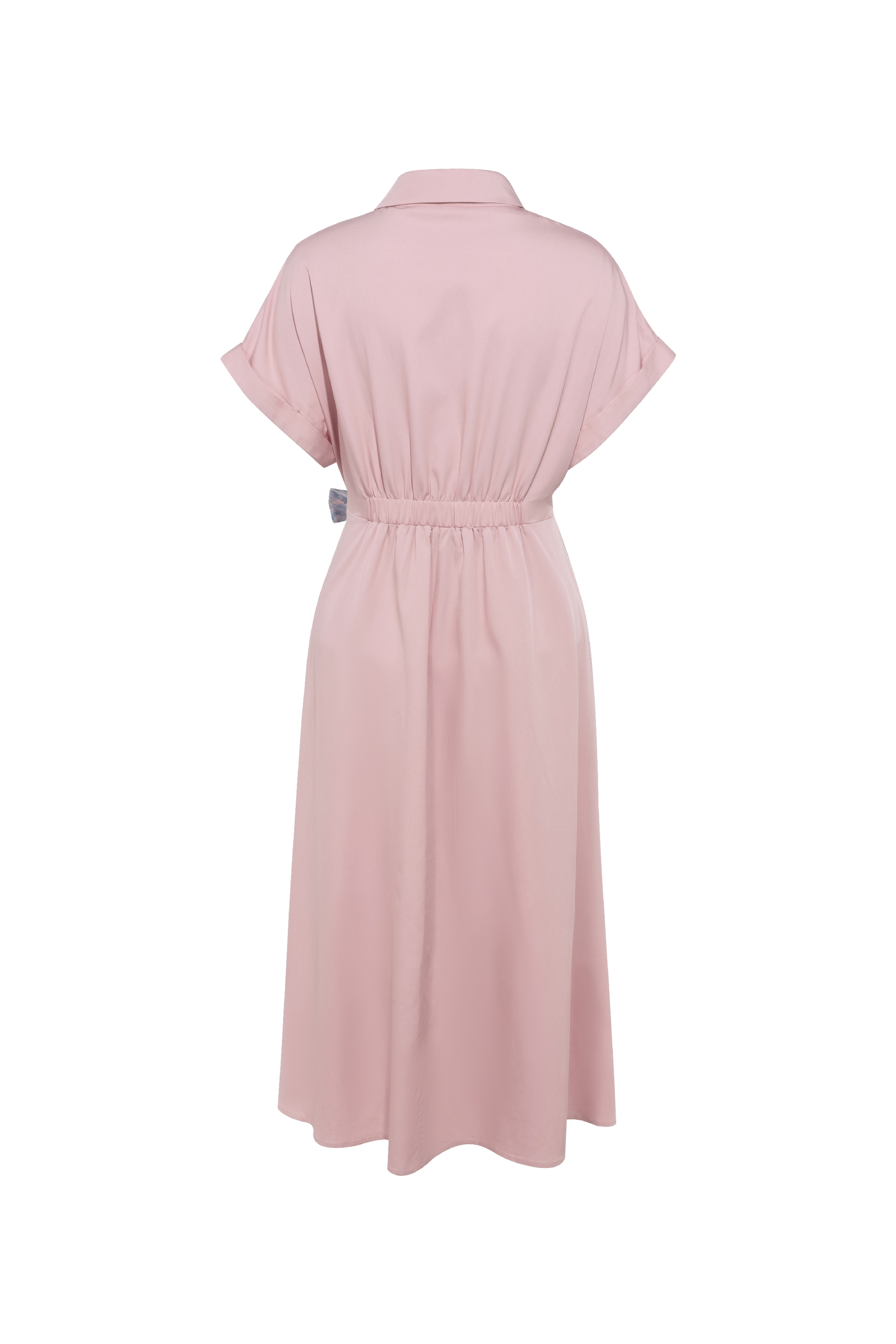 Contrast Color Simple Casual Dress