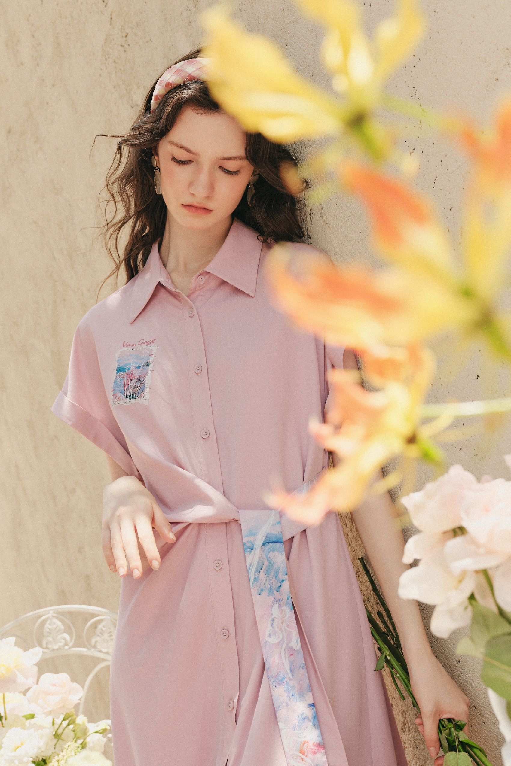 Contrast Color Simple Casual Dress