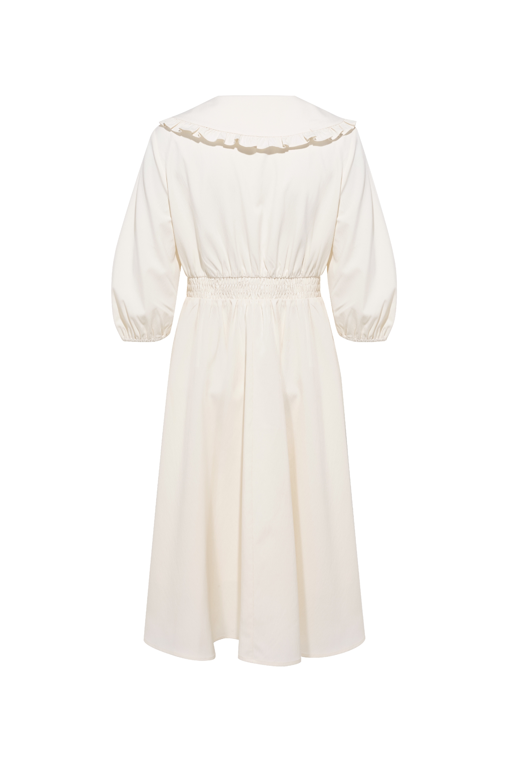 V Neck Waist Fitted Dress