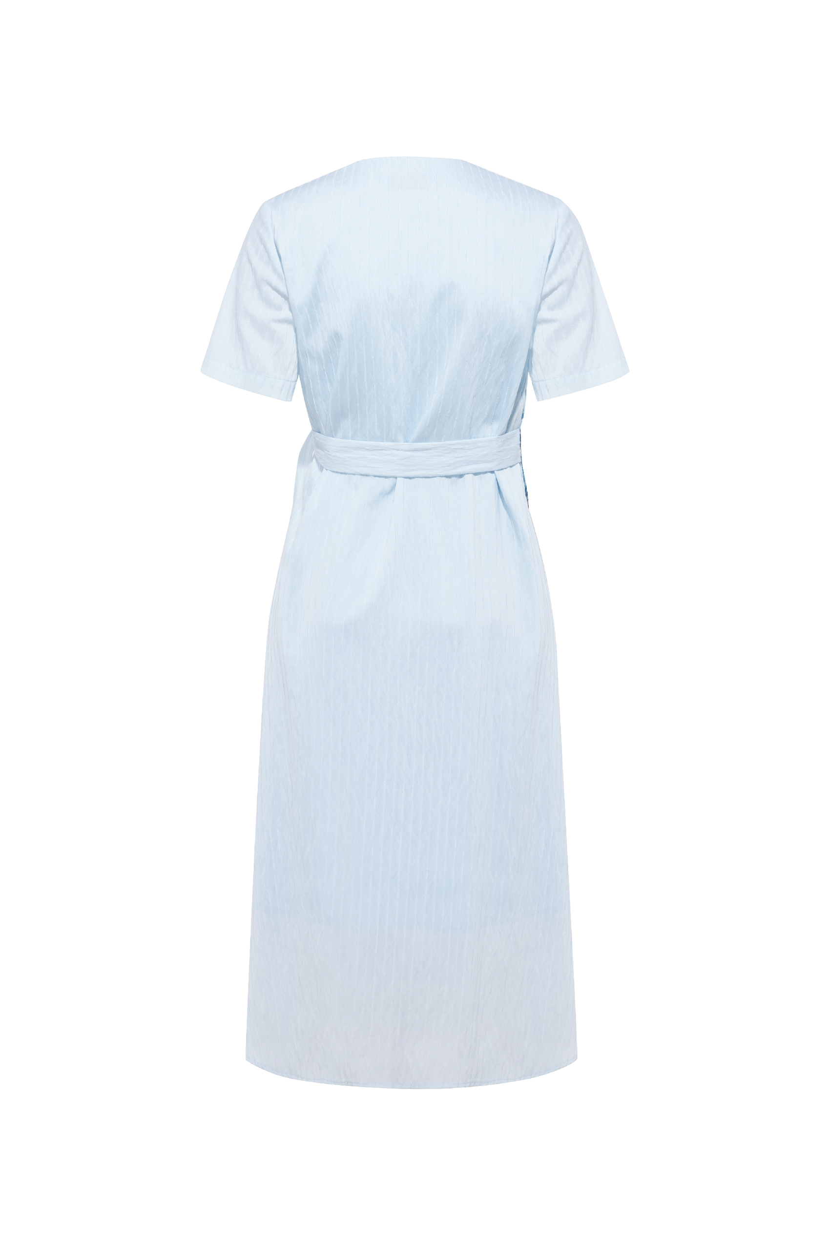 Short Sleeve Knee-Length Midi Dress